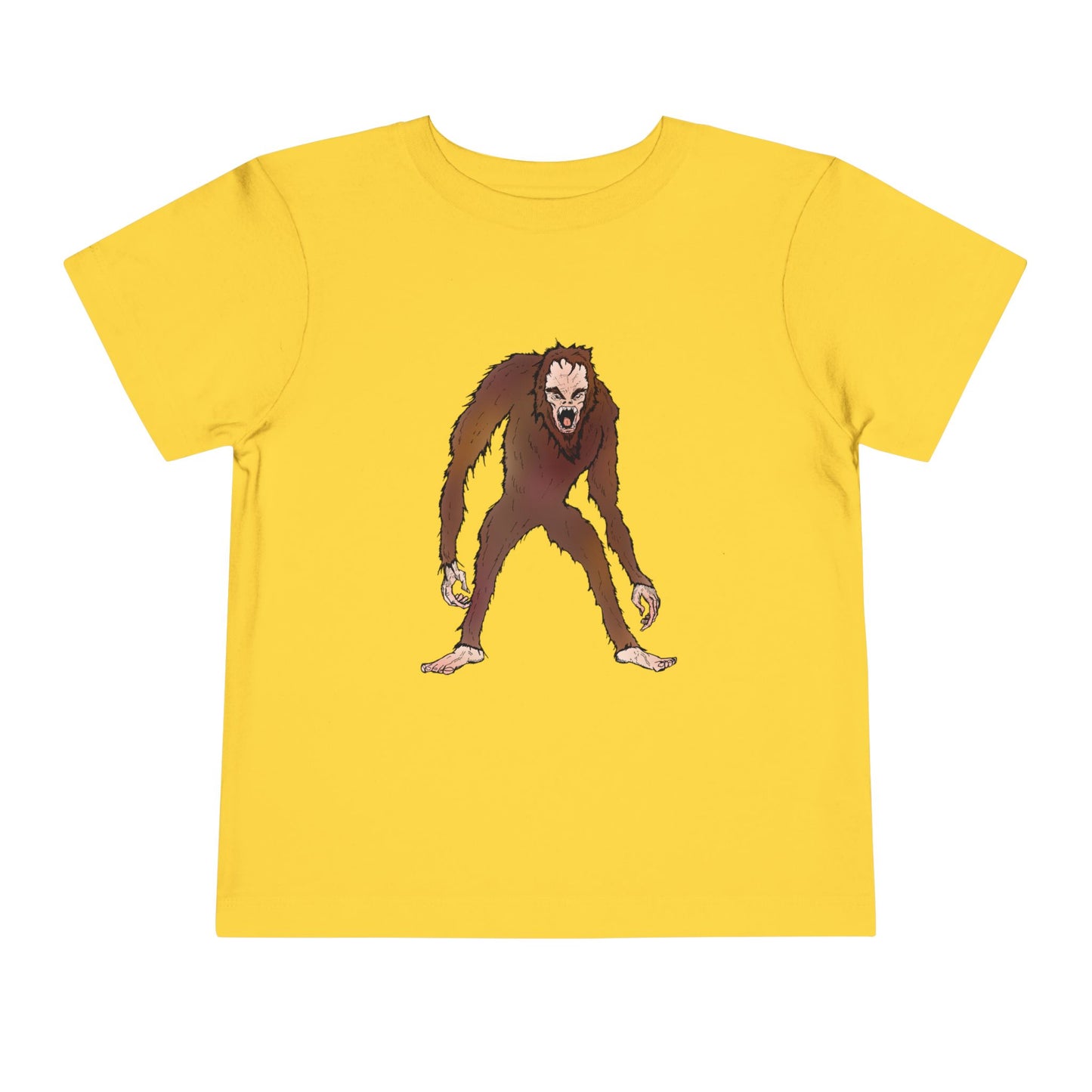 Toddler Tee — Cute Cartoon Kid-Friendly Bigfoot Graphic Shirt