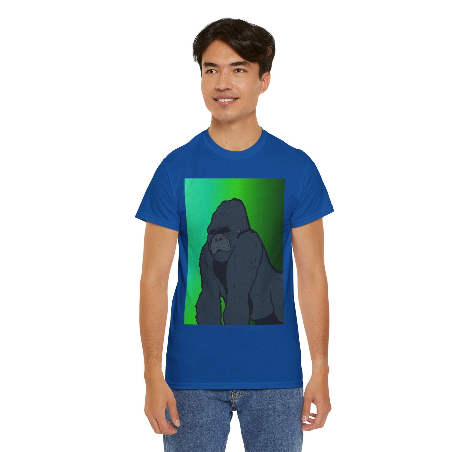 Gorilla Portrait Tee – Graphic Ape Illustration T-Shirt