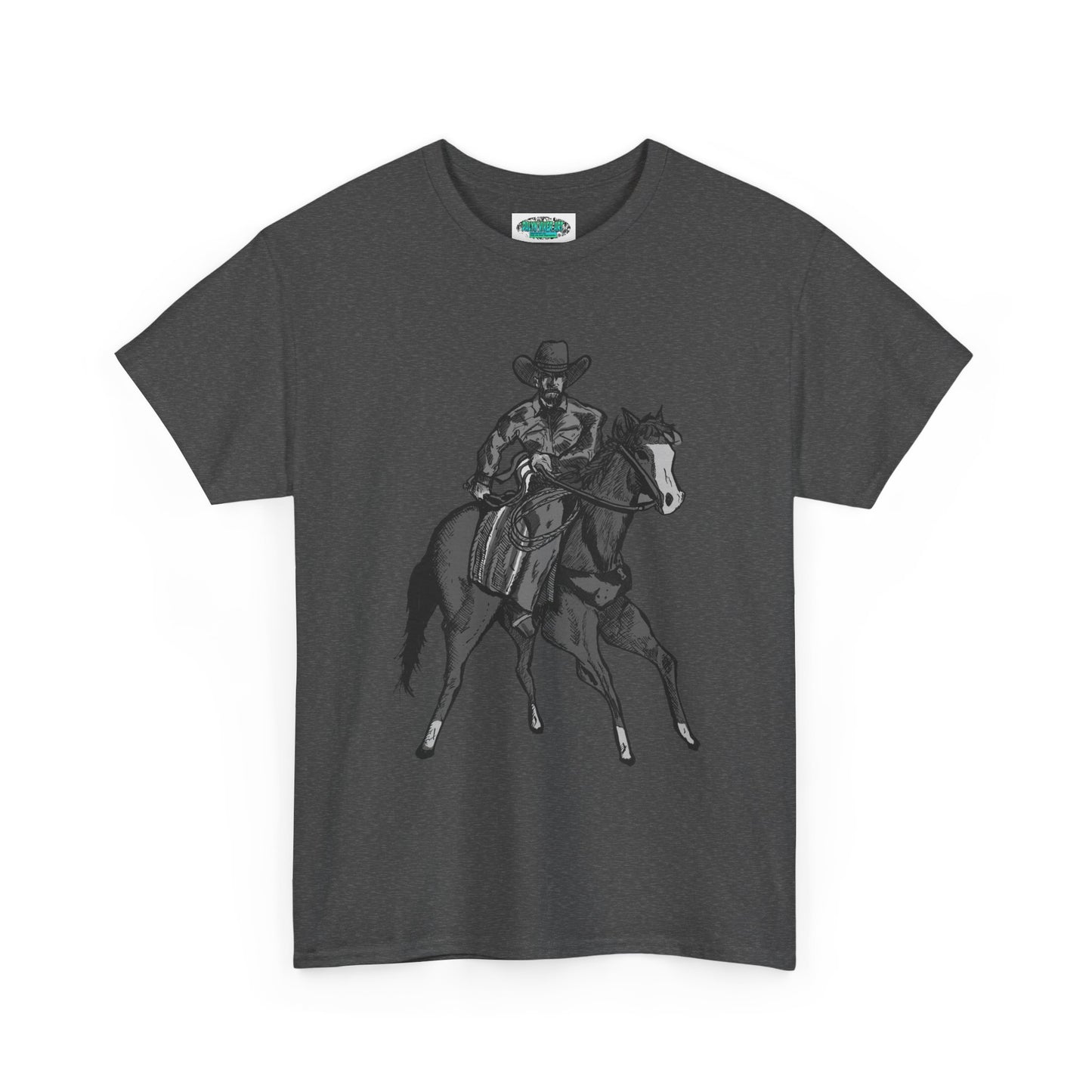 Cowboy on Horseback T‑Shirt — Vintage Western Rodeo Tee
