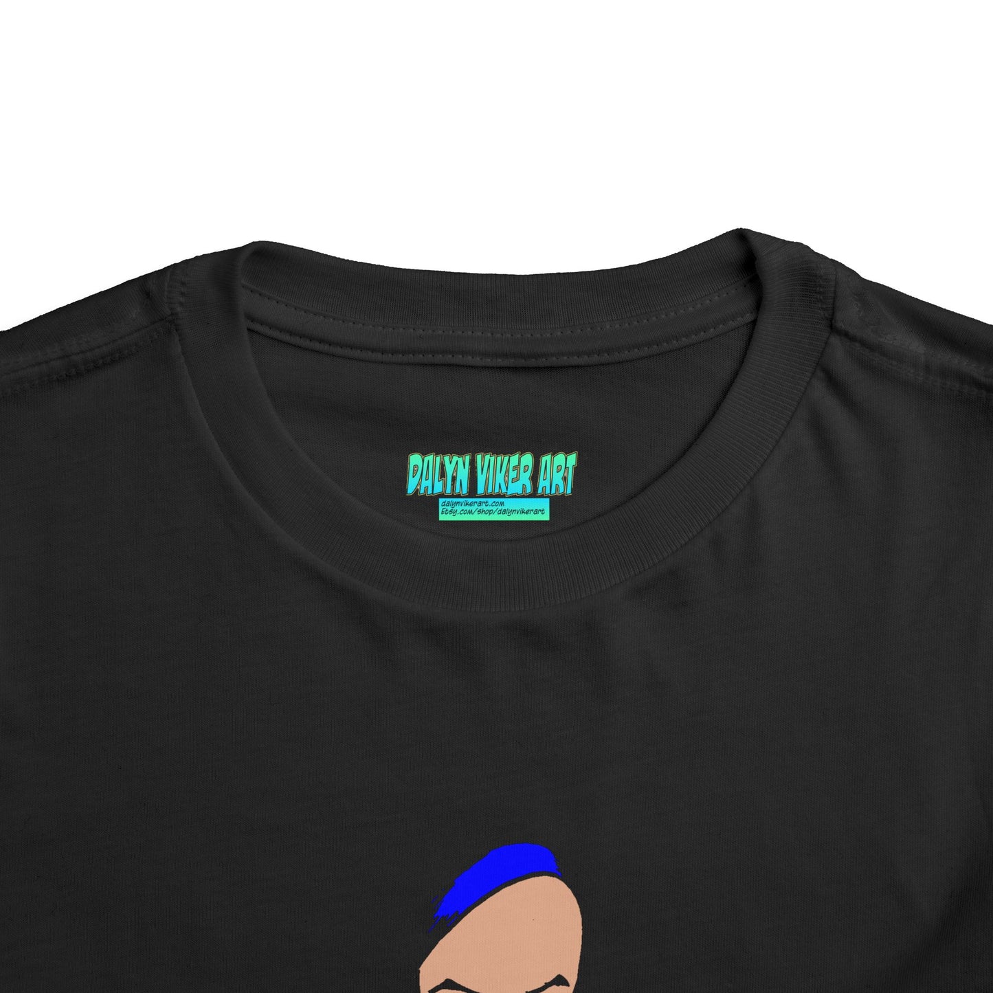Smug Grumpy Kid Cartoon Toddler Tee