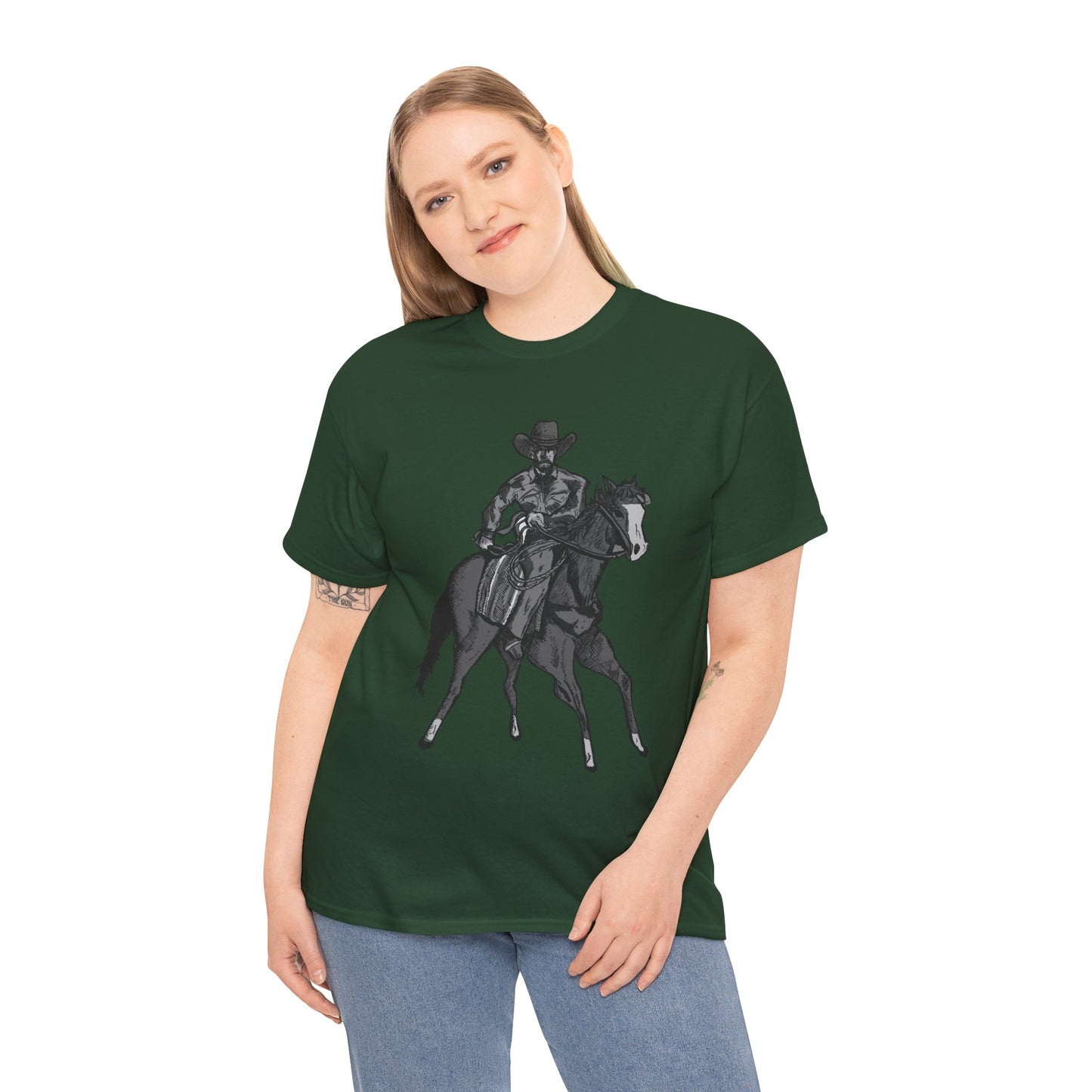 Cowboy on Horseback T‑Shirt — Vintage Western Rodeo Tee