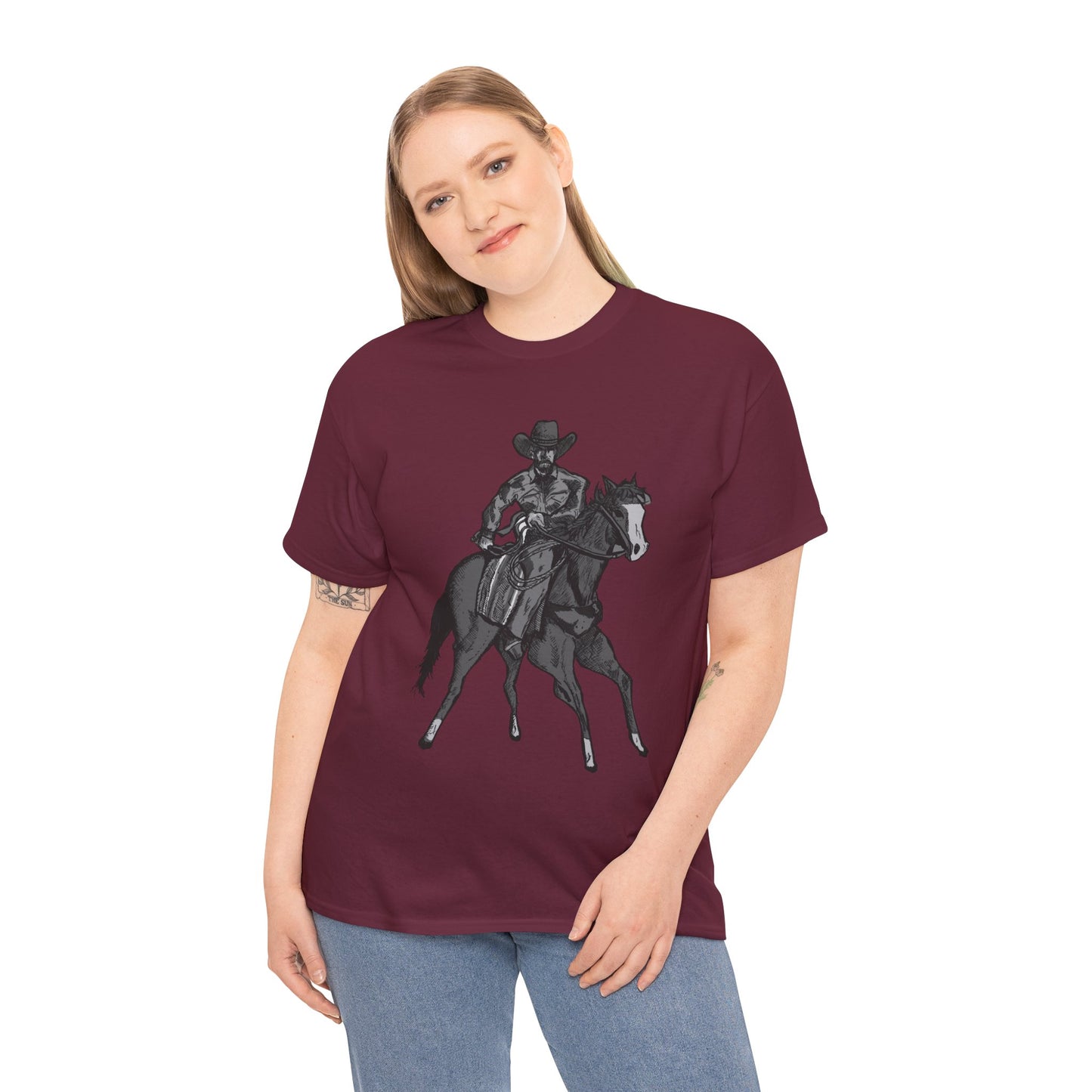 Cowboy on Horseback T‑Shirt — Vintage Western Rodeo Tee