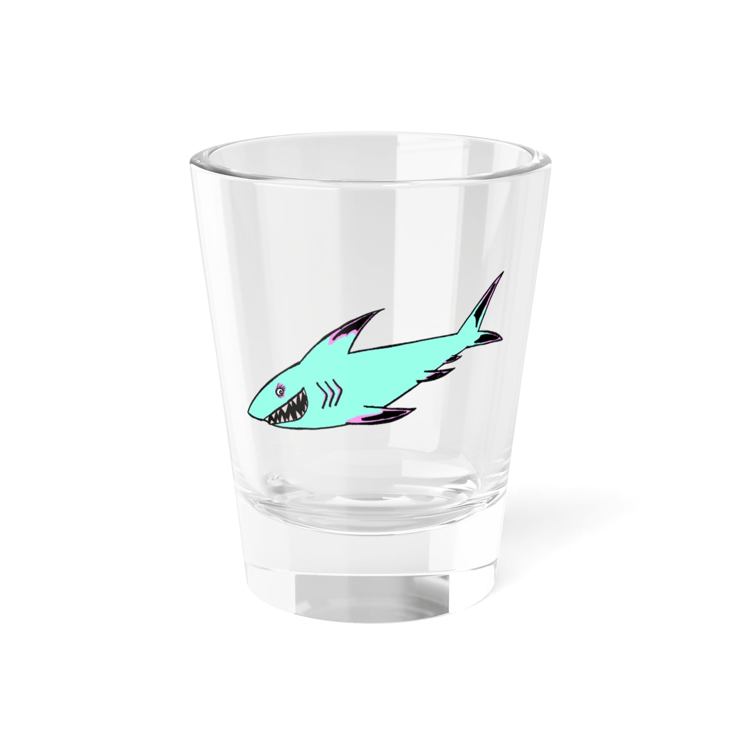 Ocean-Themed Shark Shot Glass with Shark Design - 1.5oz