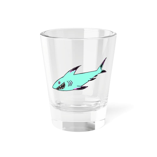 Ocean-Themed Shark Shot Glass with Shark Design - 1.5oz