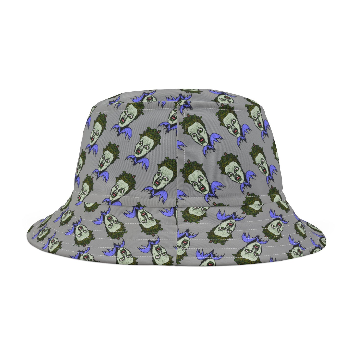 Unique Medusa AOP Bucket Hat for Trendsetters | Stylish Bucket Hat, Streetwear Accessories, Festival Fashion, Summer Hat, Unisex Style