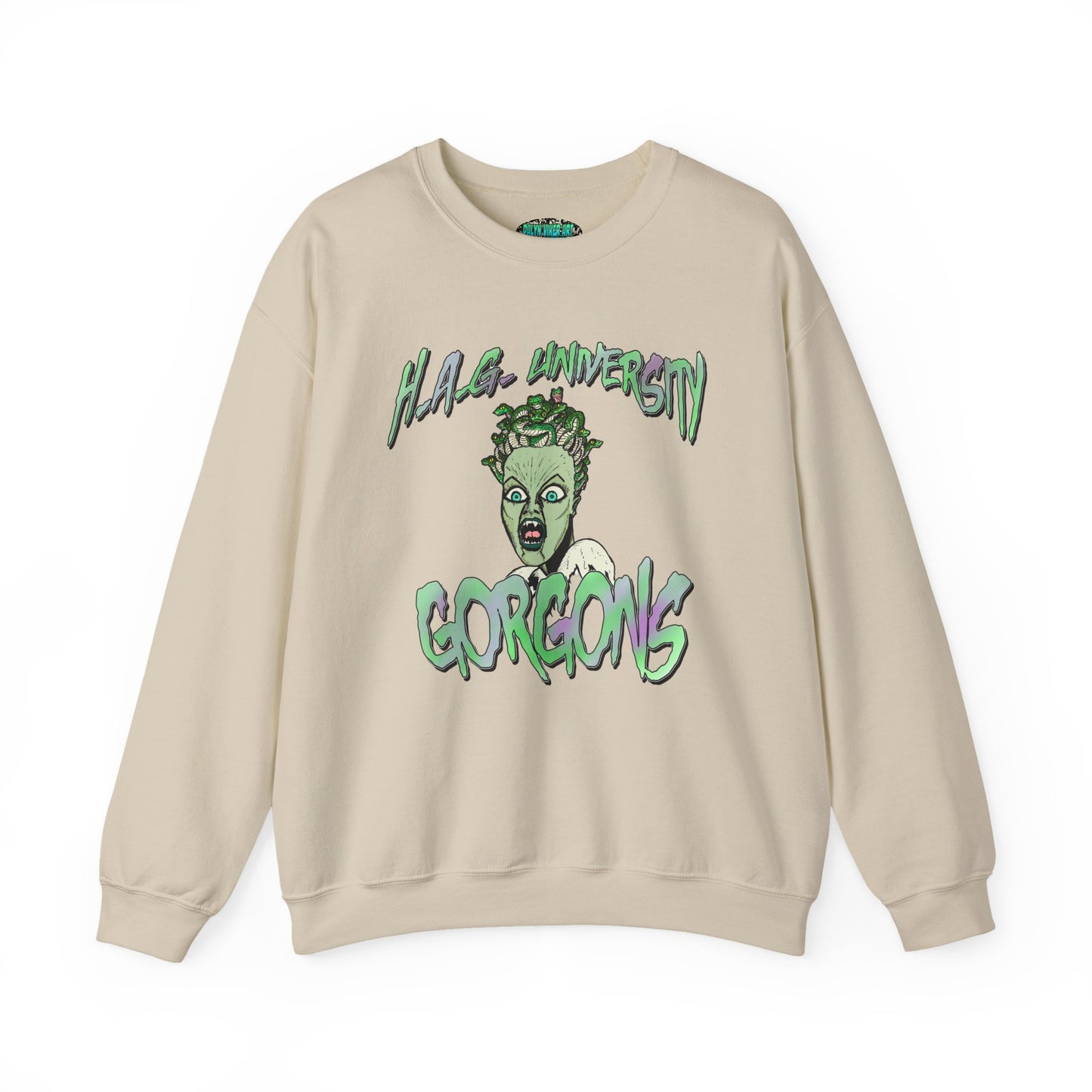 HAG University GORGONS Crewneck Sweatshirt – Unisex Heavy Blend