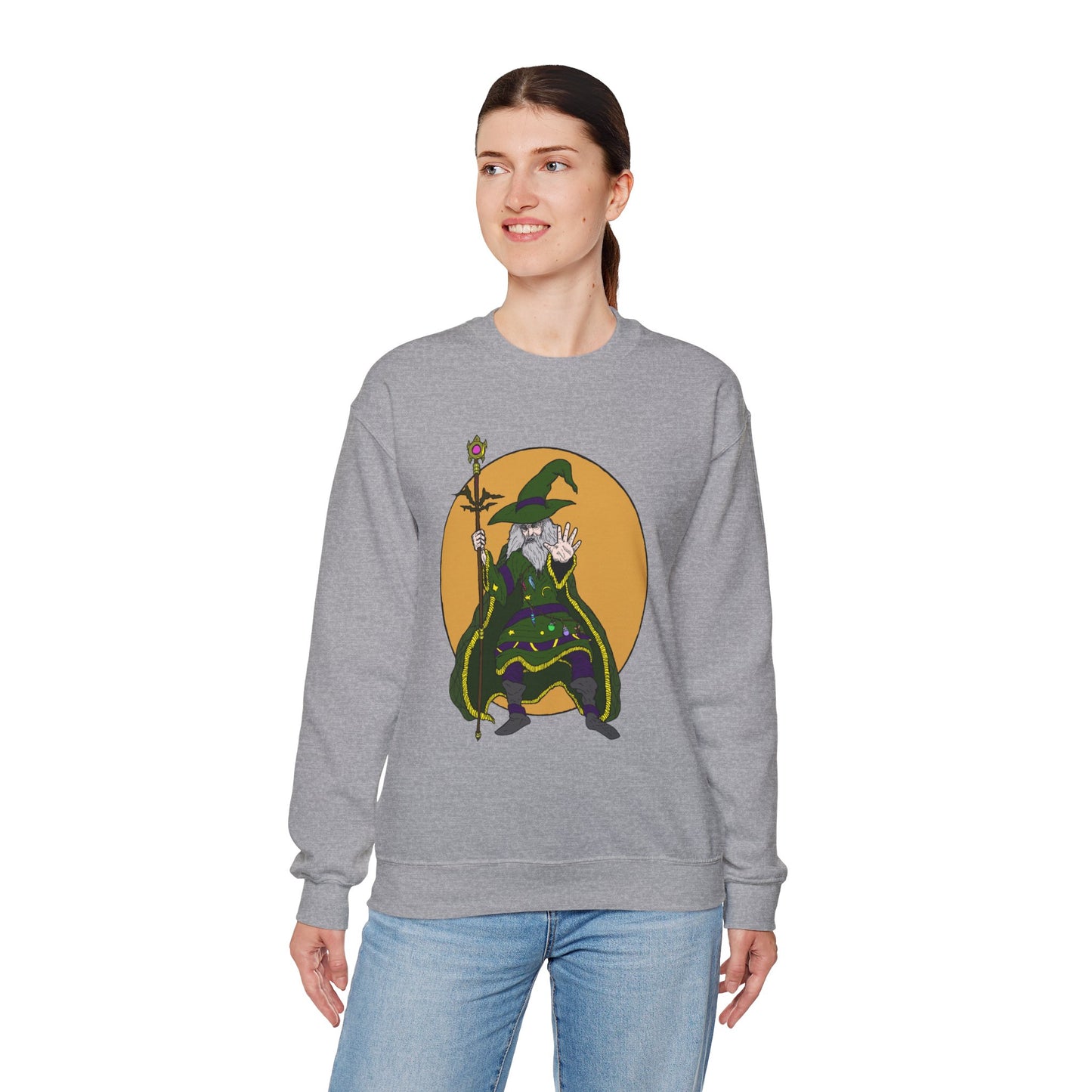 Wizard-Themed Unisex Crewneck Sweatshirt
