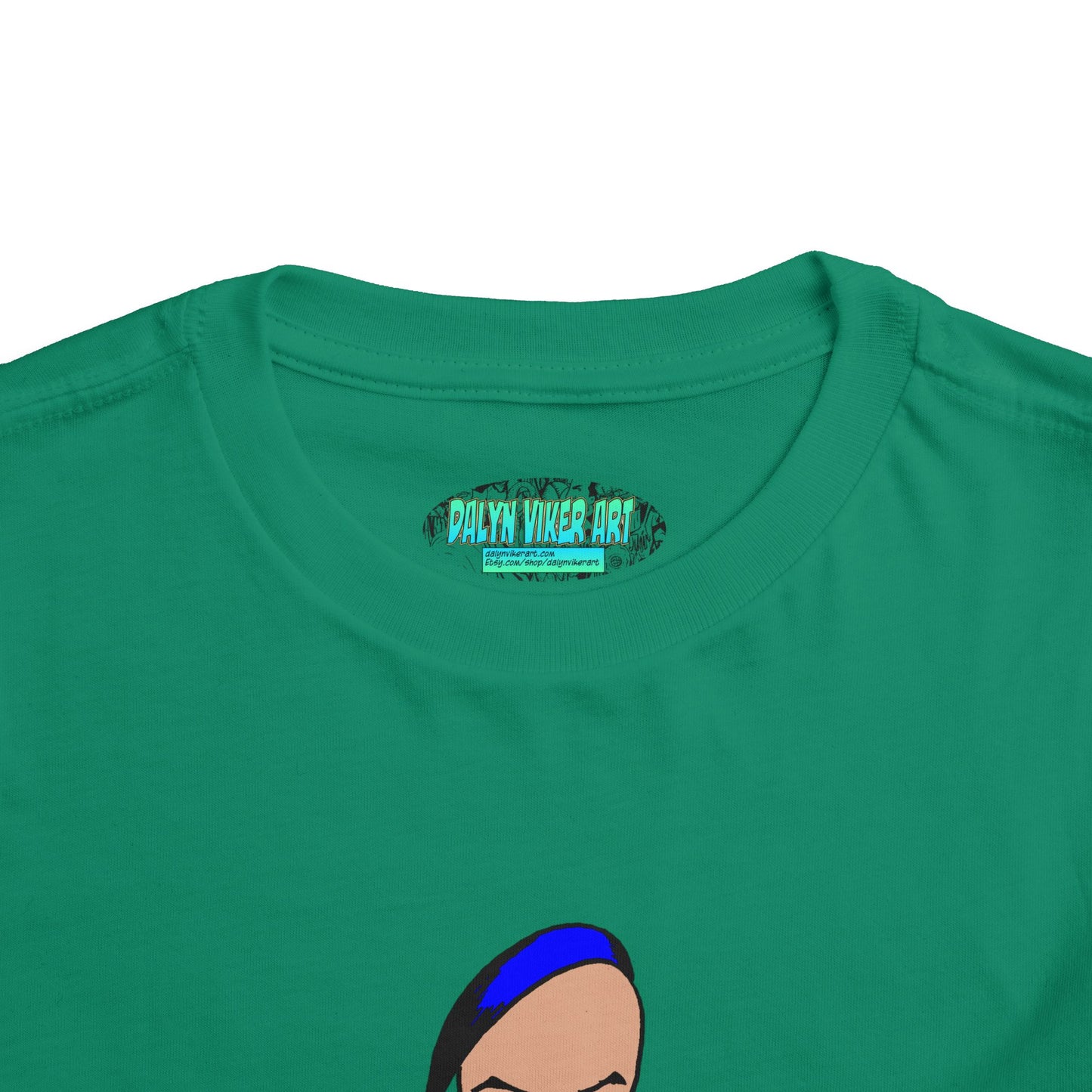 Smug Grumpy Kid Cartoon Toddler Tee