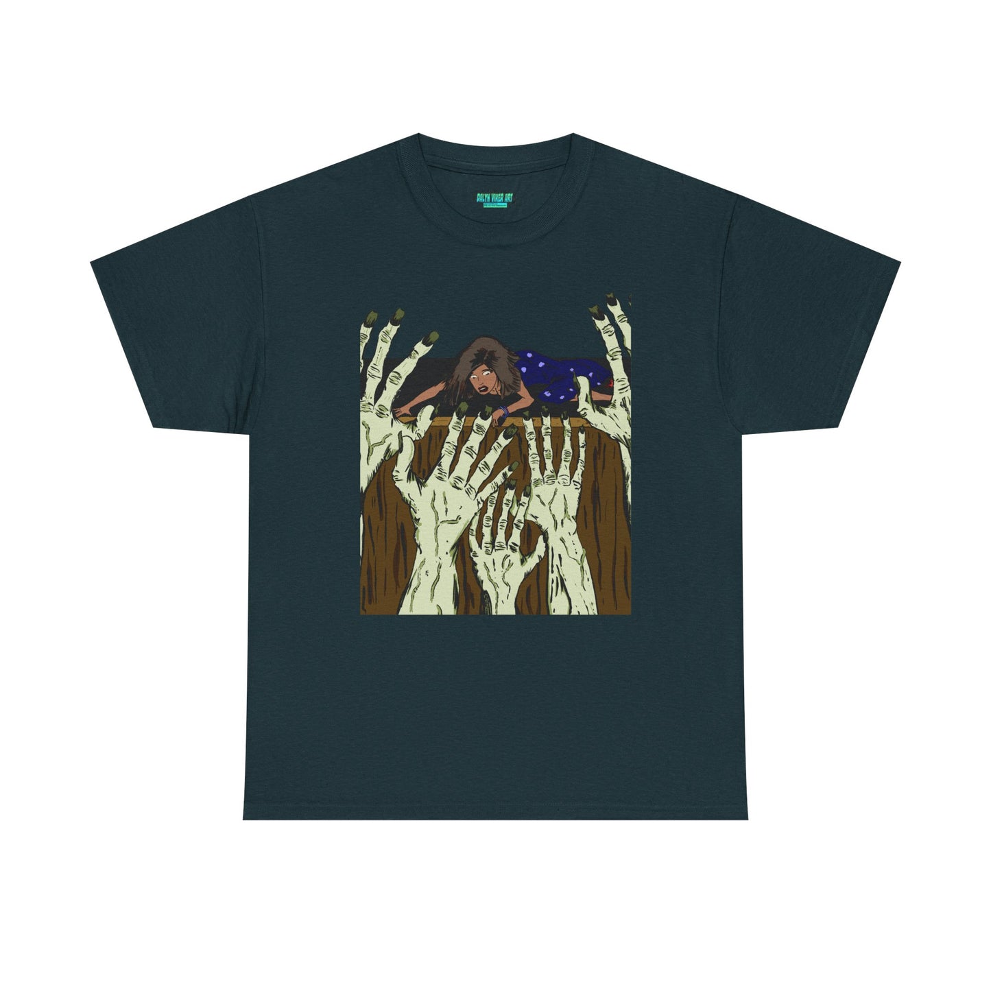 Spooky Unisex Heavy Cotton Tee, Halloween Shirt, Ghostly T-Shirt, Unisex Graphic Tee, Casual Wear for Halloween