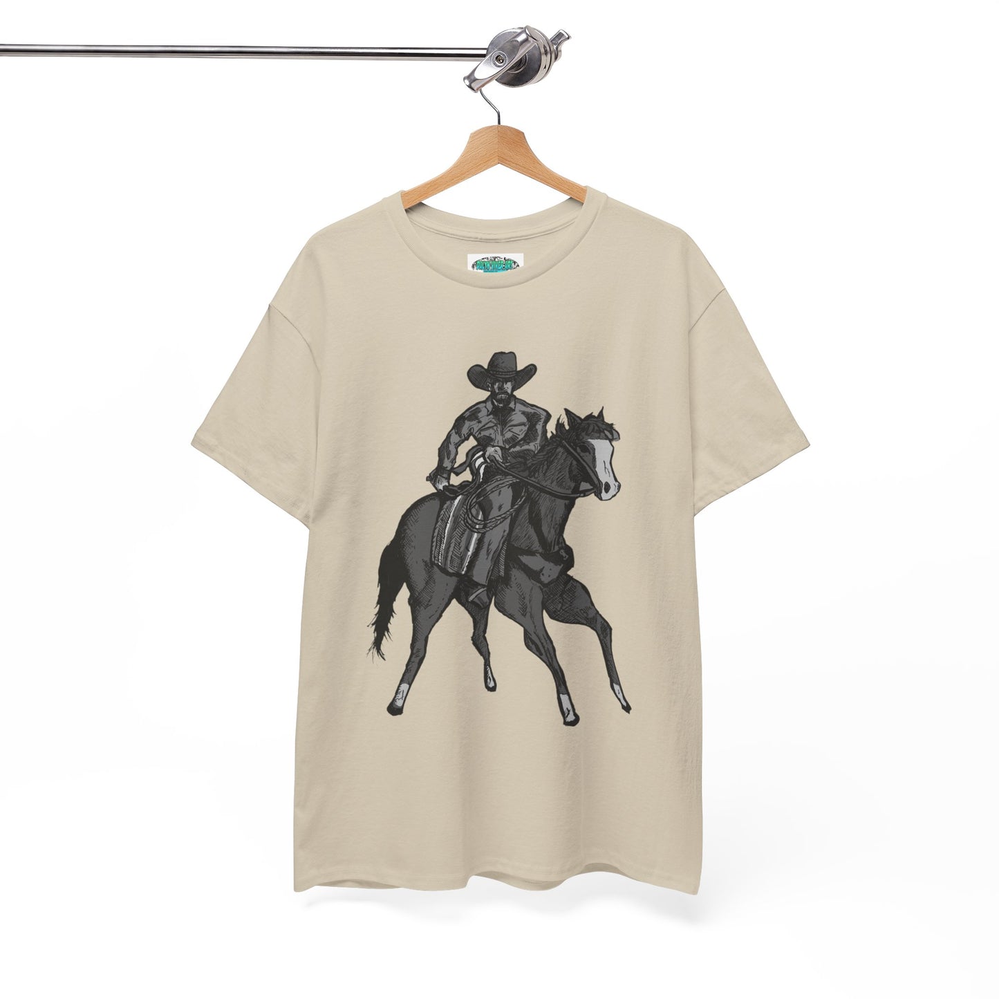 Cowboy on Horseback T‑Shirt — Vintage Western Rodeo Tee
