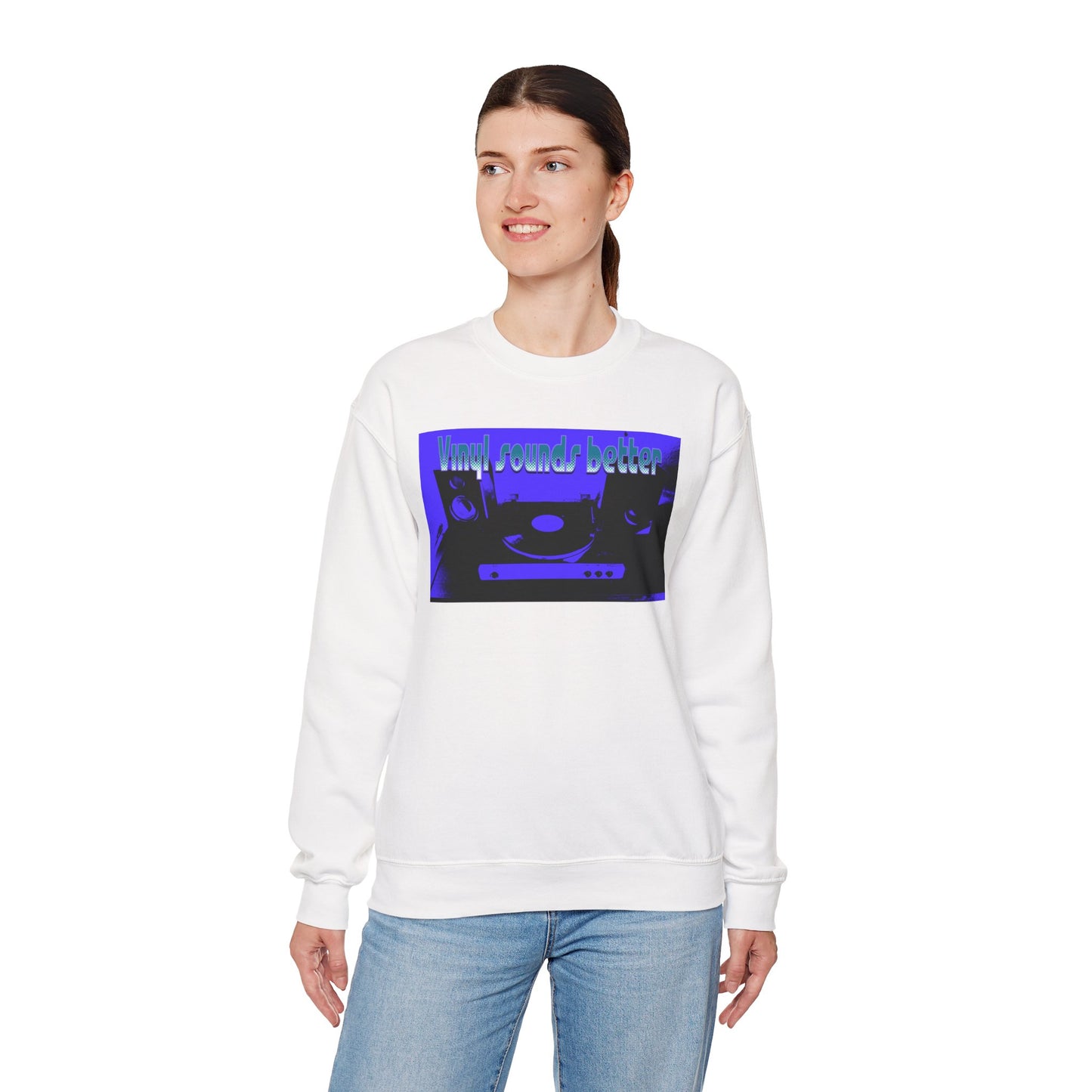 Vinyl Sounds Better Crewneck Sweatshirt