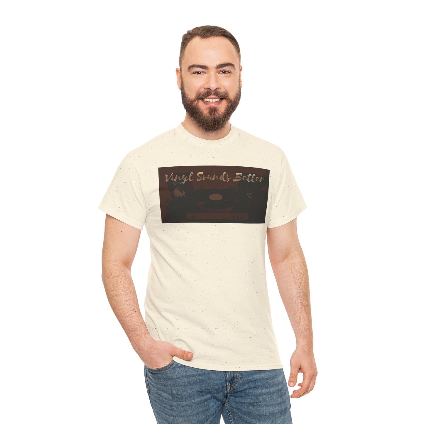 Vinyl Sounds Better T-Shirt — Retro Record Player Tee for Music Lovers