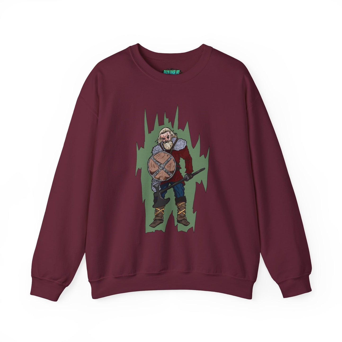 Viking Warrior Sweatshirt - Unisex Heavy Blend Crewneck