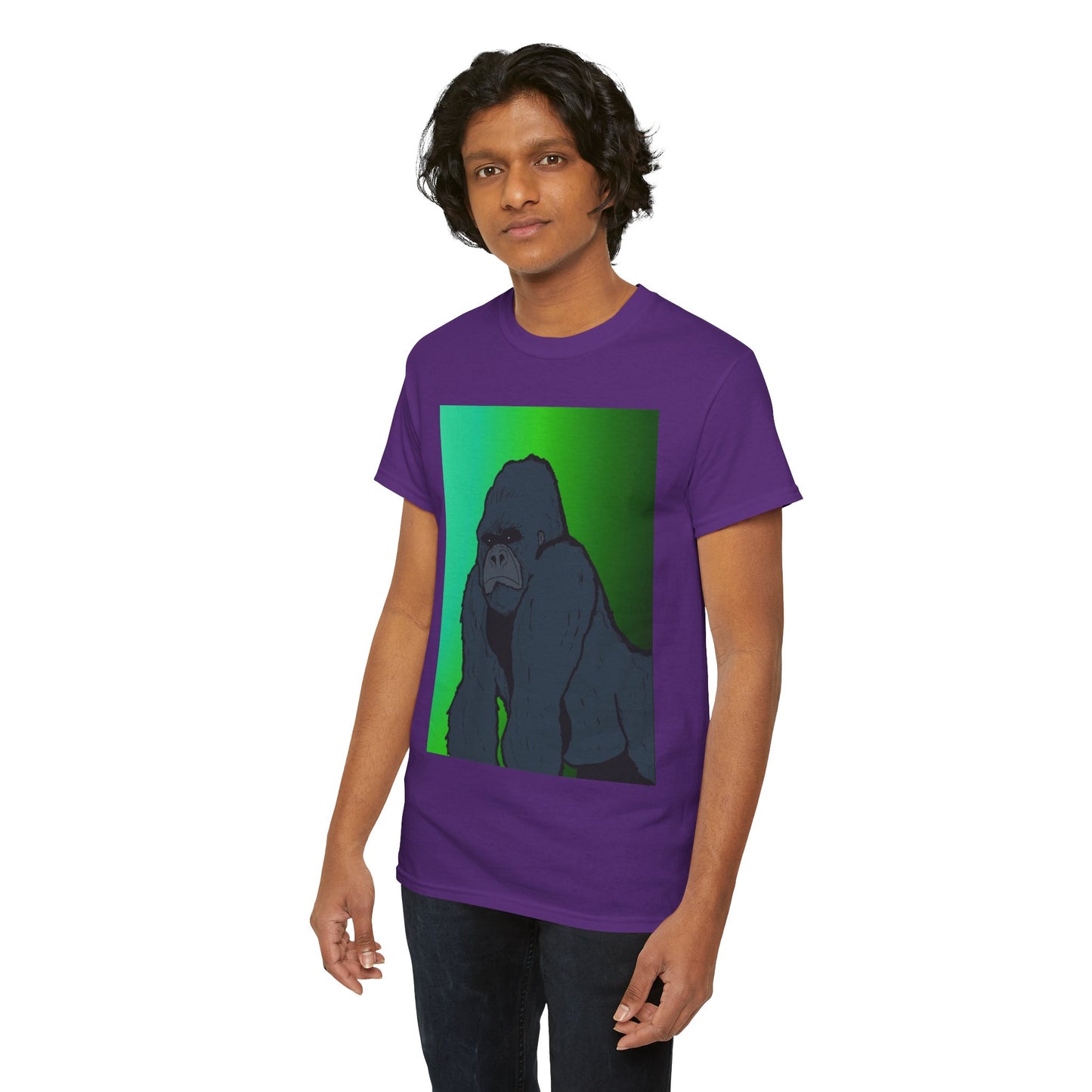 Gorilla Portrait Tee – Graphic Ape Illustration T-Shirt