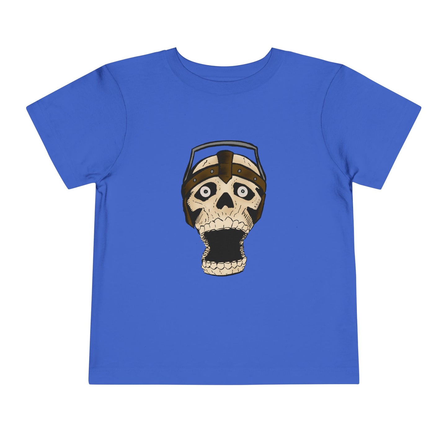 Toddler Tee — Playful Screaming Skull Graphic Kids' Shirt