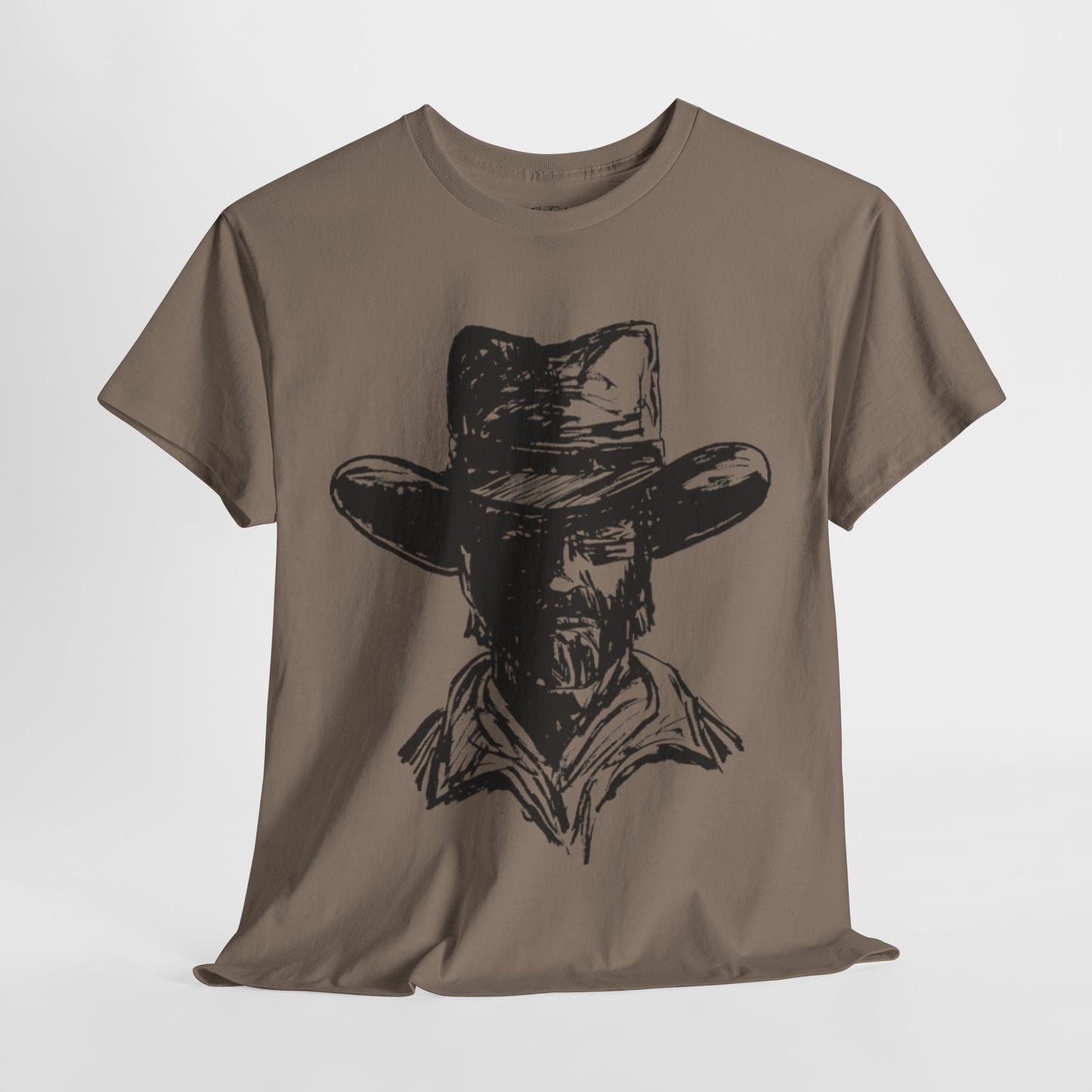 Rustic Cowboy Graphic Unisex Heavy Cotton Tee