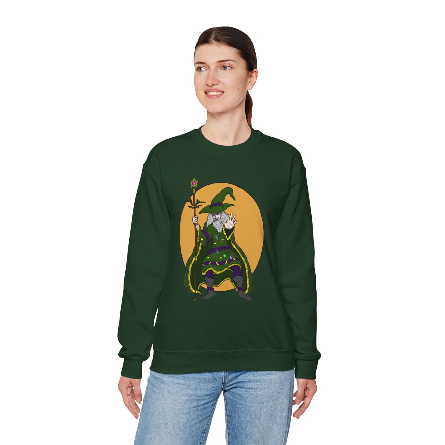Wizard-Themed Unisex Crewneck Sweatshirt