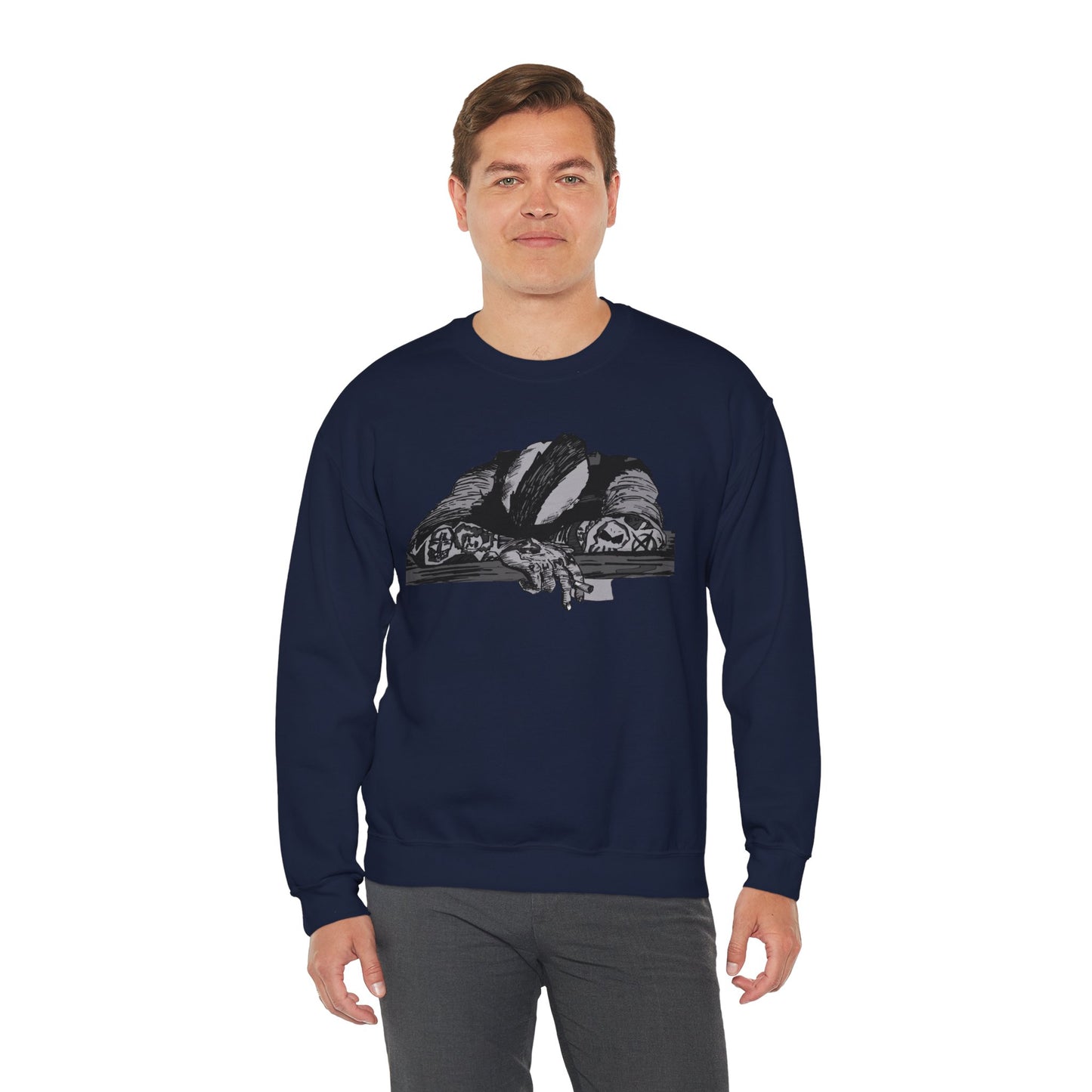 Punk and Done Graphic Crewneck Sweatshirt for Everyday Comfort