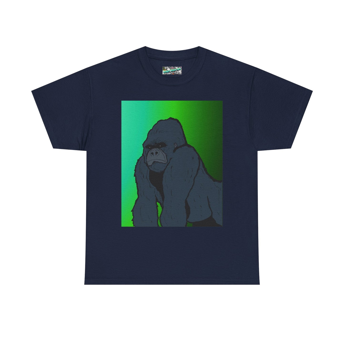 Gorilla Portrait Tee – Graphic Ape Illustration T-Shirt