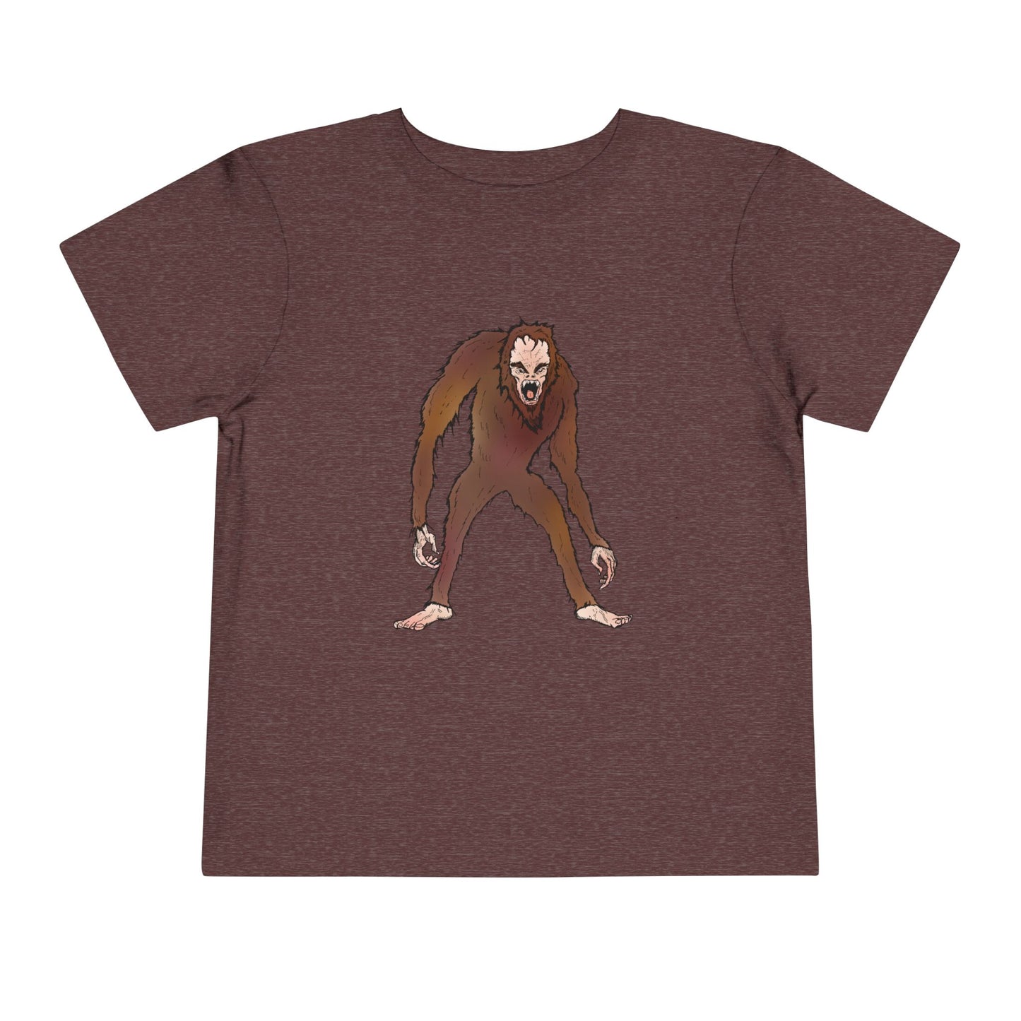 Toddler Tee — Cute Cartoon Kid-Friendly Bigfoot Graphic Shirt
