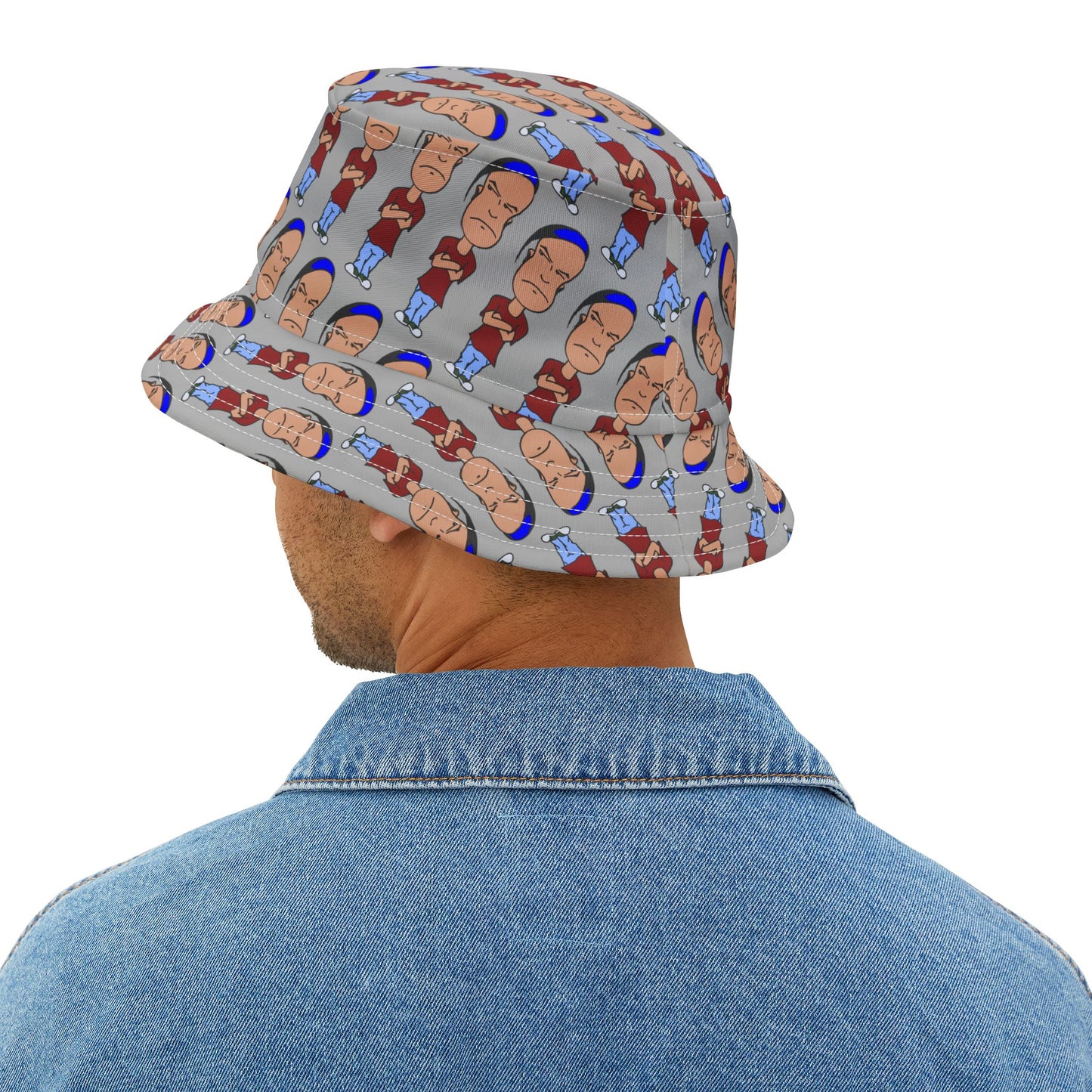 Playful Bucket Hat for Fun-Loving Individuals, Summer Accessory, Unique Gift, Festival Wear, Casual Style, Streetwear Statement