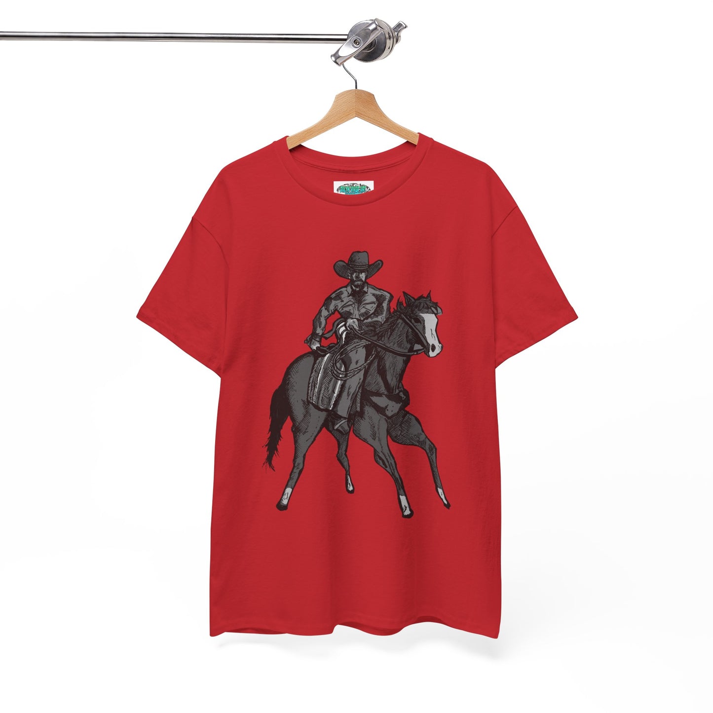Cowboy on Horseback T‑Shirt — Vintage Western Rodeo Tee