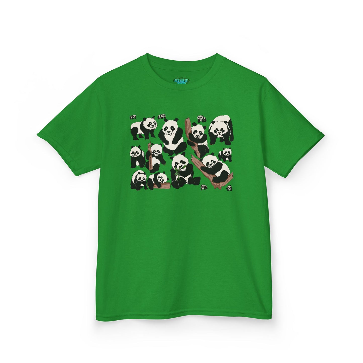 Panda Paradise Kids Tee, Cute Animal T-Shirt, Children's Gift, Birthday Present, Summer Wear, Eco-Friendly Fashion