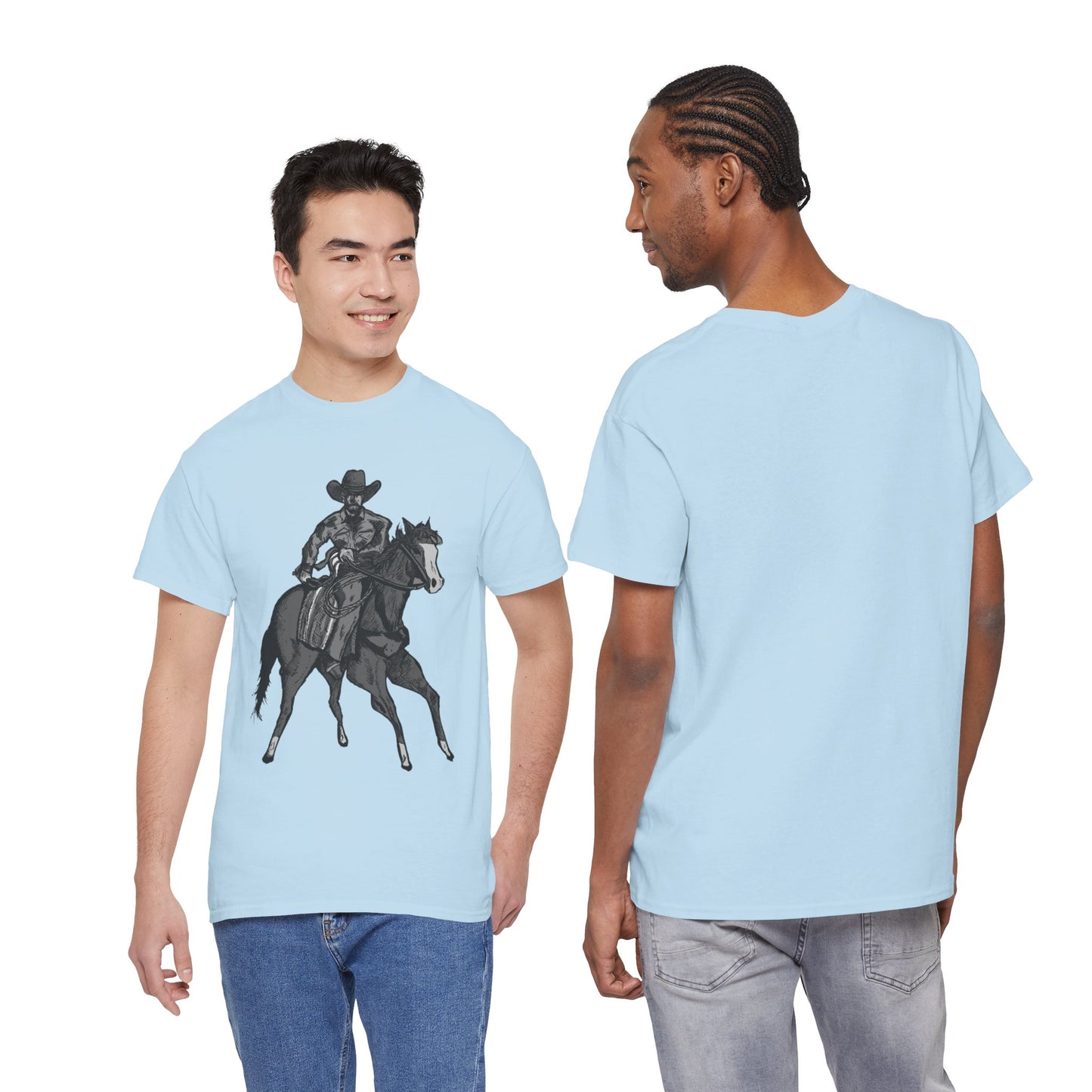 Cowboy on Horseback T‑Shirt — Vintage Western Rodeo Tee