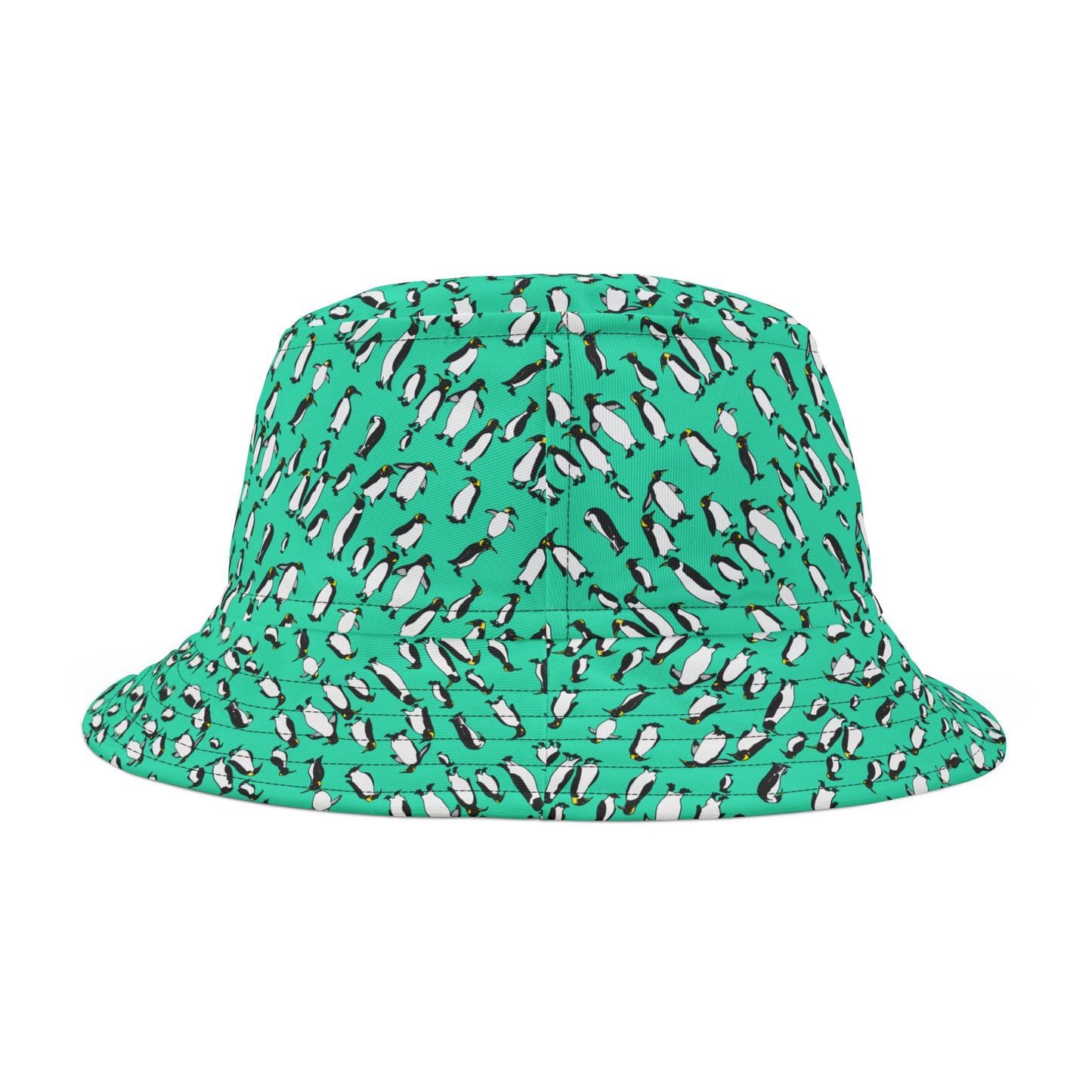 Playful Penguin Pattern Bucket Hat - Trendy Summer Accessory, Beachwear, Outdoor Fun, Gift for Him/Her, Vacation Must-Have
