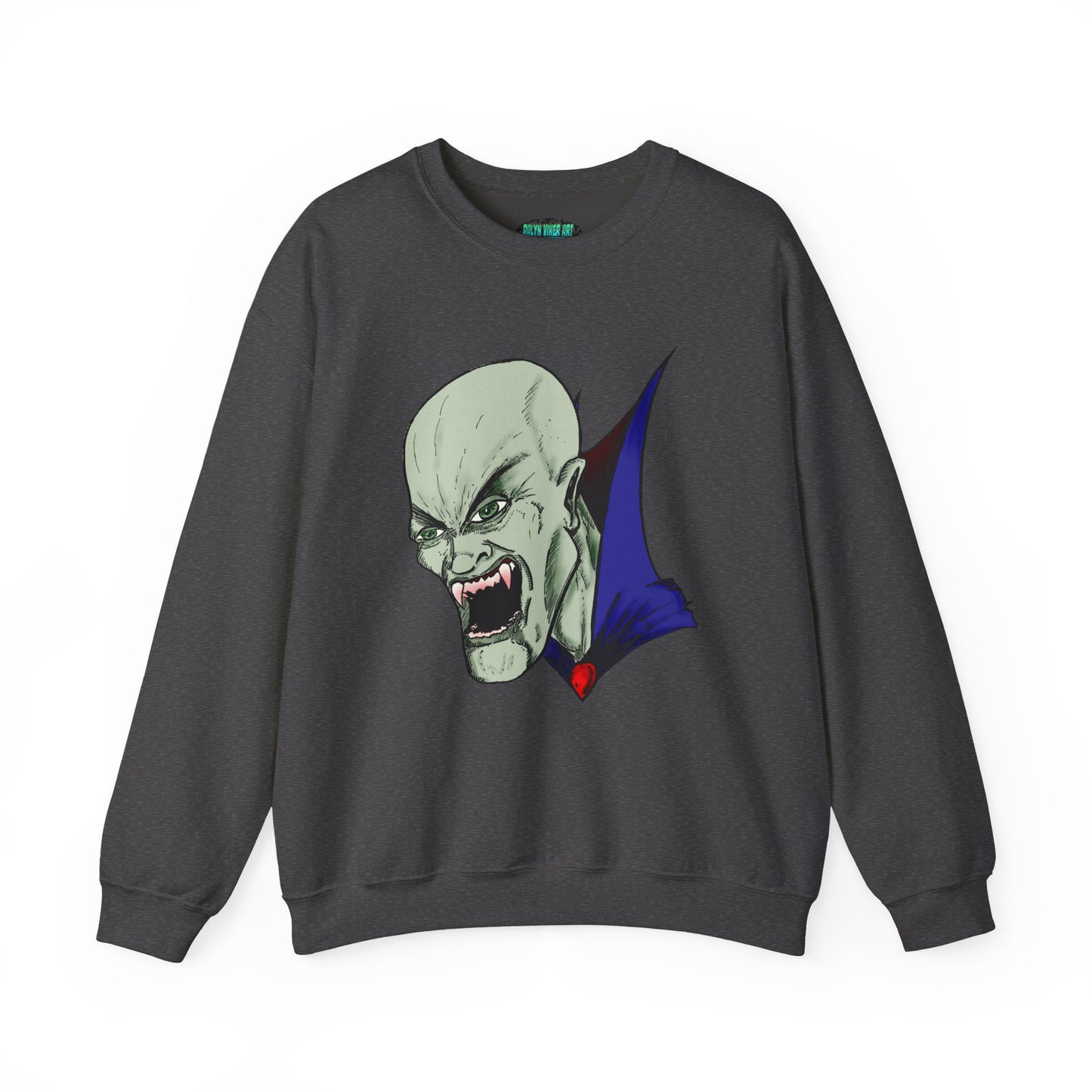 Vampire Graphic Sweatshirt for Halloween