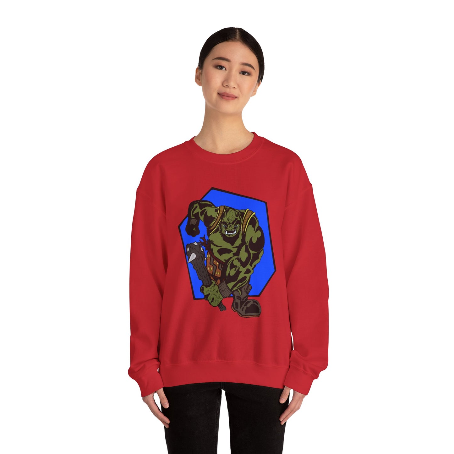 Rampaging Ogre Crewneck Sweatshirt for Marvel Fans