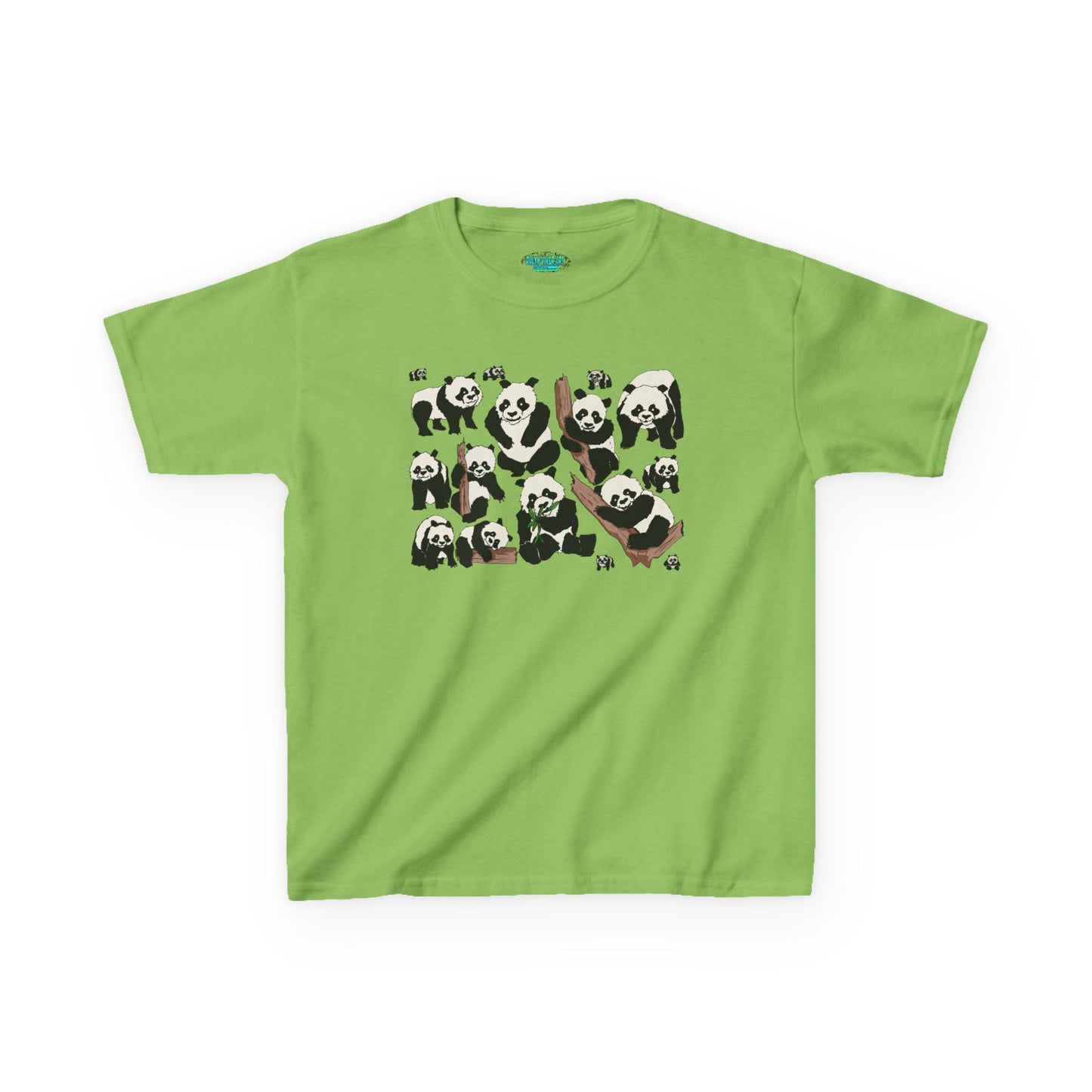 Panda Paradise Kids Tee, Cute Animal T-Shirt, Children's Gift, Birthday Present, Summer Wear, Eco-Friendly Fashion