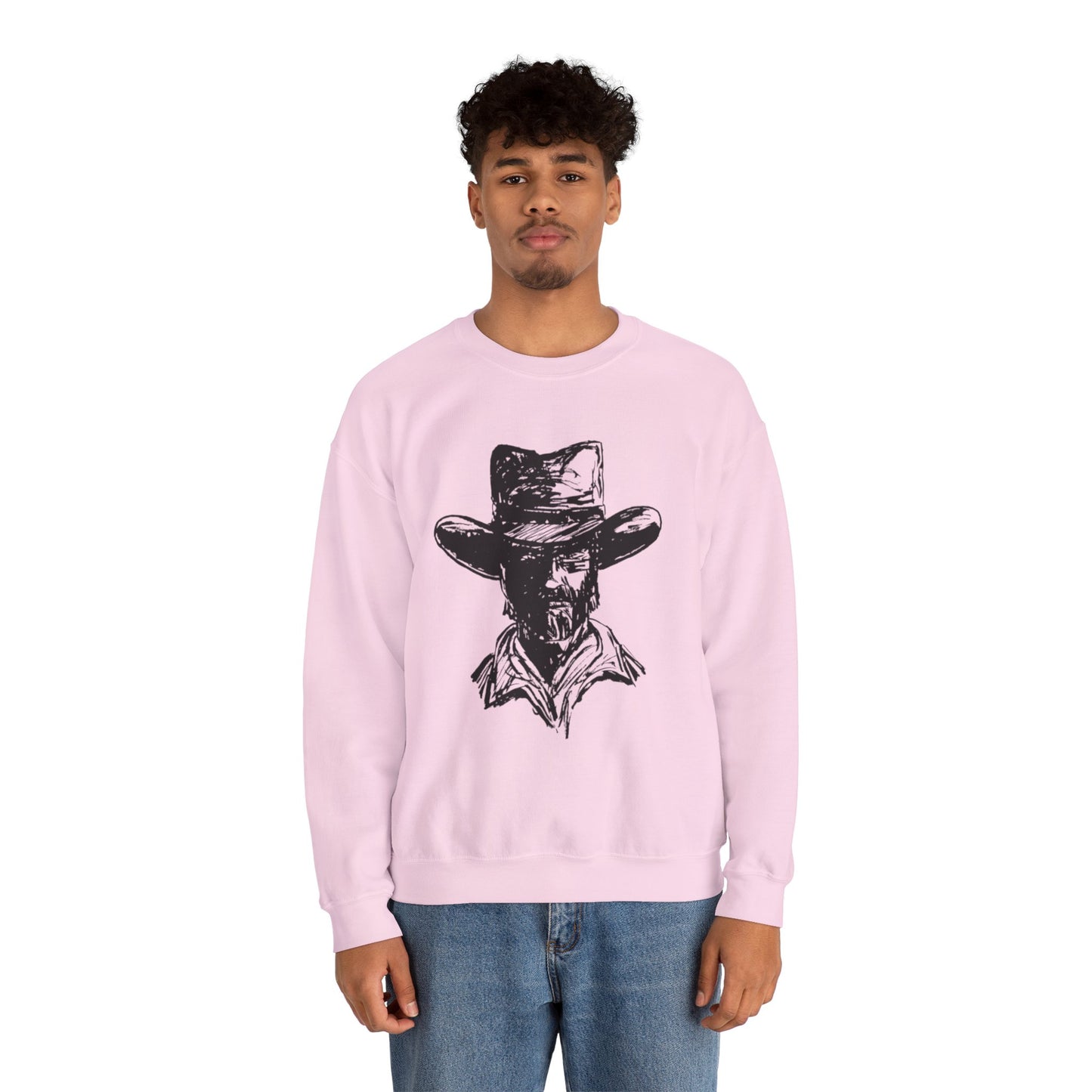 Cowboy Graphic Crewneck Sweatshirt