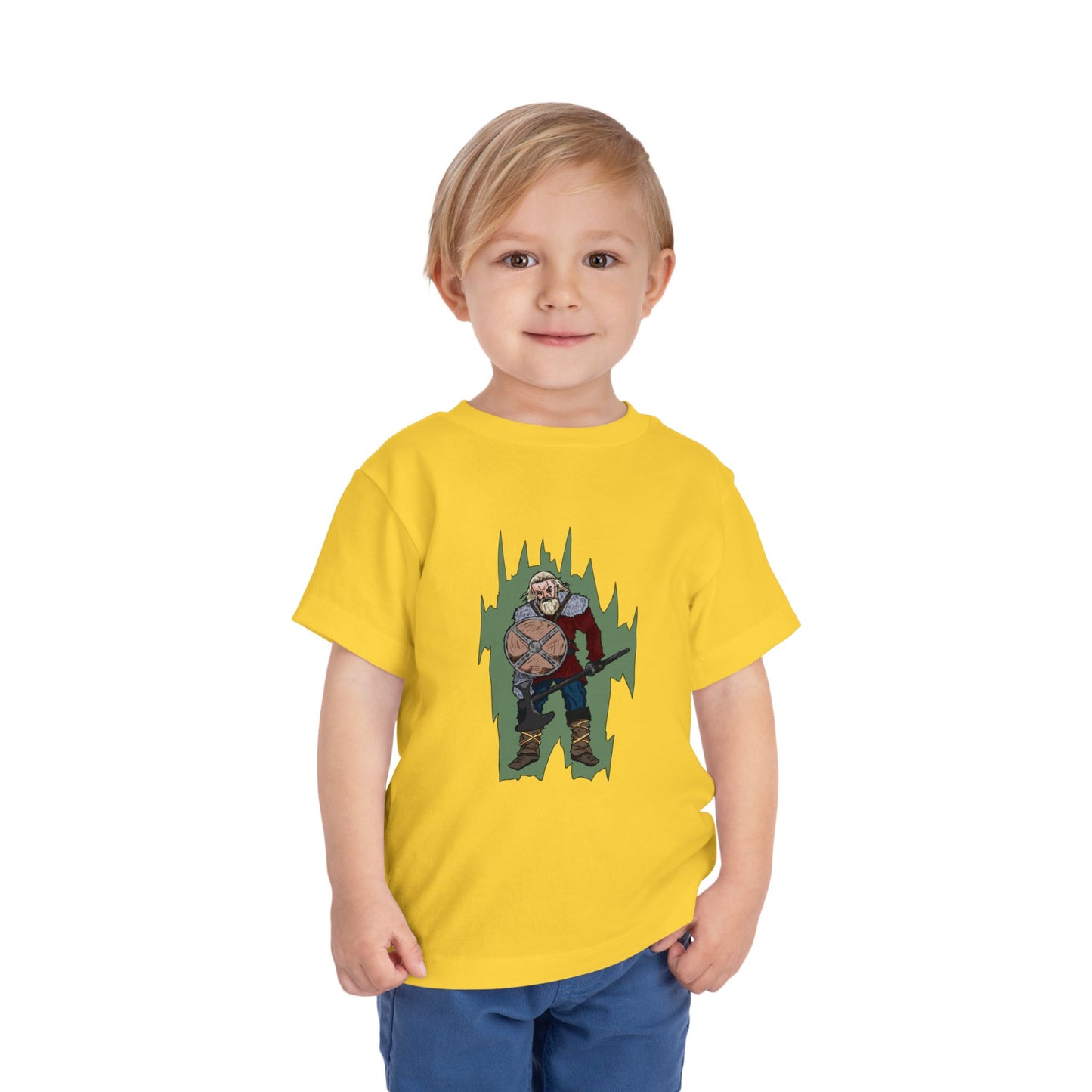Toddler Tee — Viking Warrior Graphic Shirt