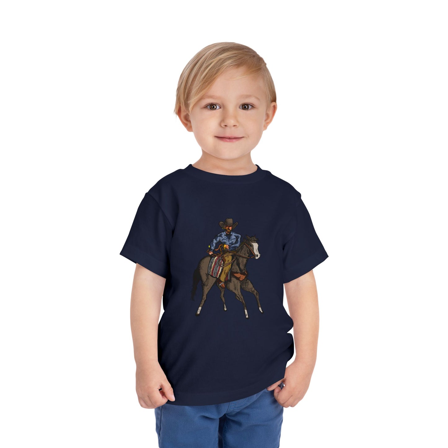 Cowboy on Horse Toddler Tee