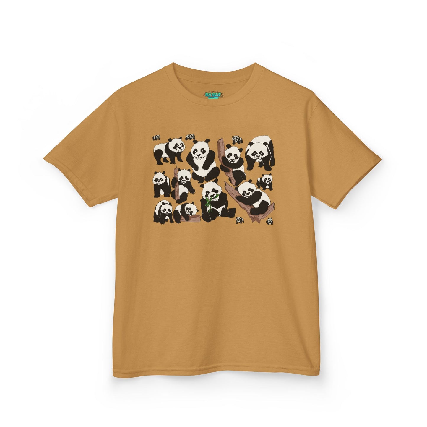 Panda Paradise Kids Tee, Cute Animal T-Shirt, Children's Gift, Birthday Present, Summer Wear, Eco-Friendly Fashion