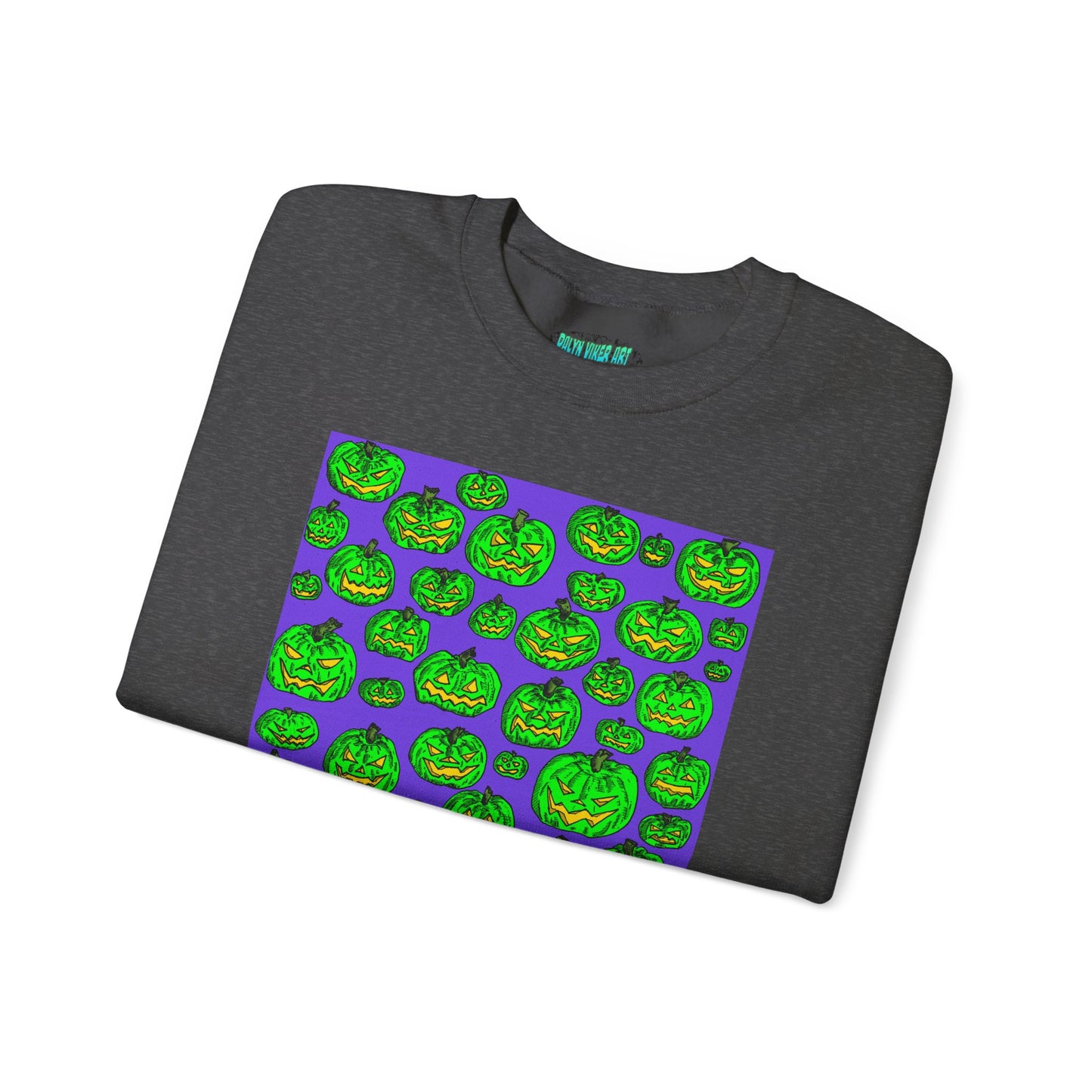 Halloween Pumpkin Crewneck Sweatshirt