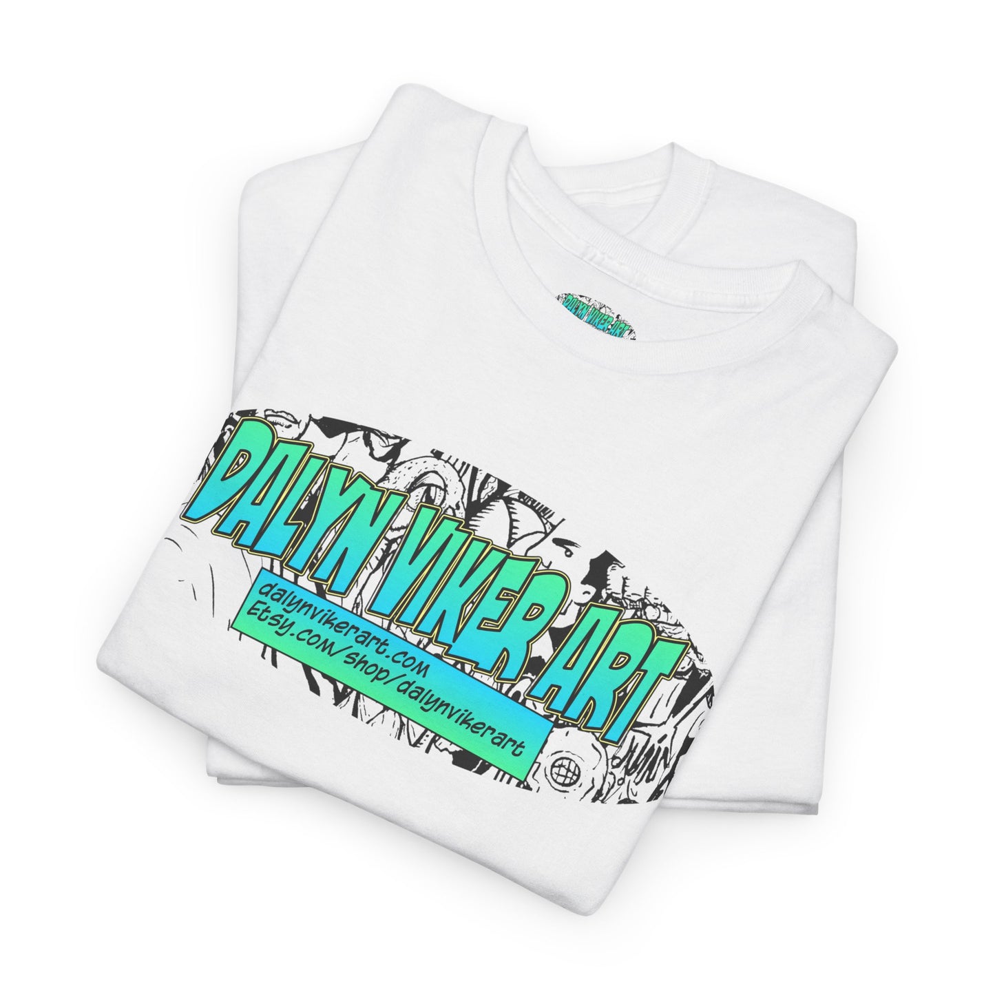 Dalyn Viker Art Logo - Artistic Unisex Tee with Abstract Design, Cool Graphic Shirt for Art Lovers, Perfect Gift for Creatives, Casual Wear, Summer Essential