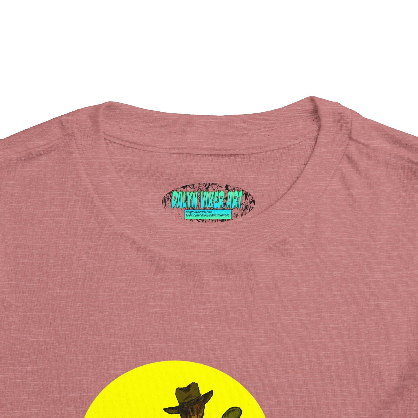 Toddler Tee — Colorful Cowboy Guitar Kids Shirt
