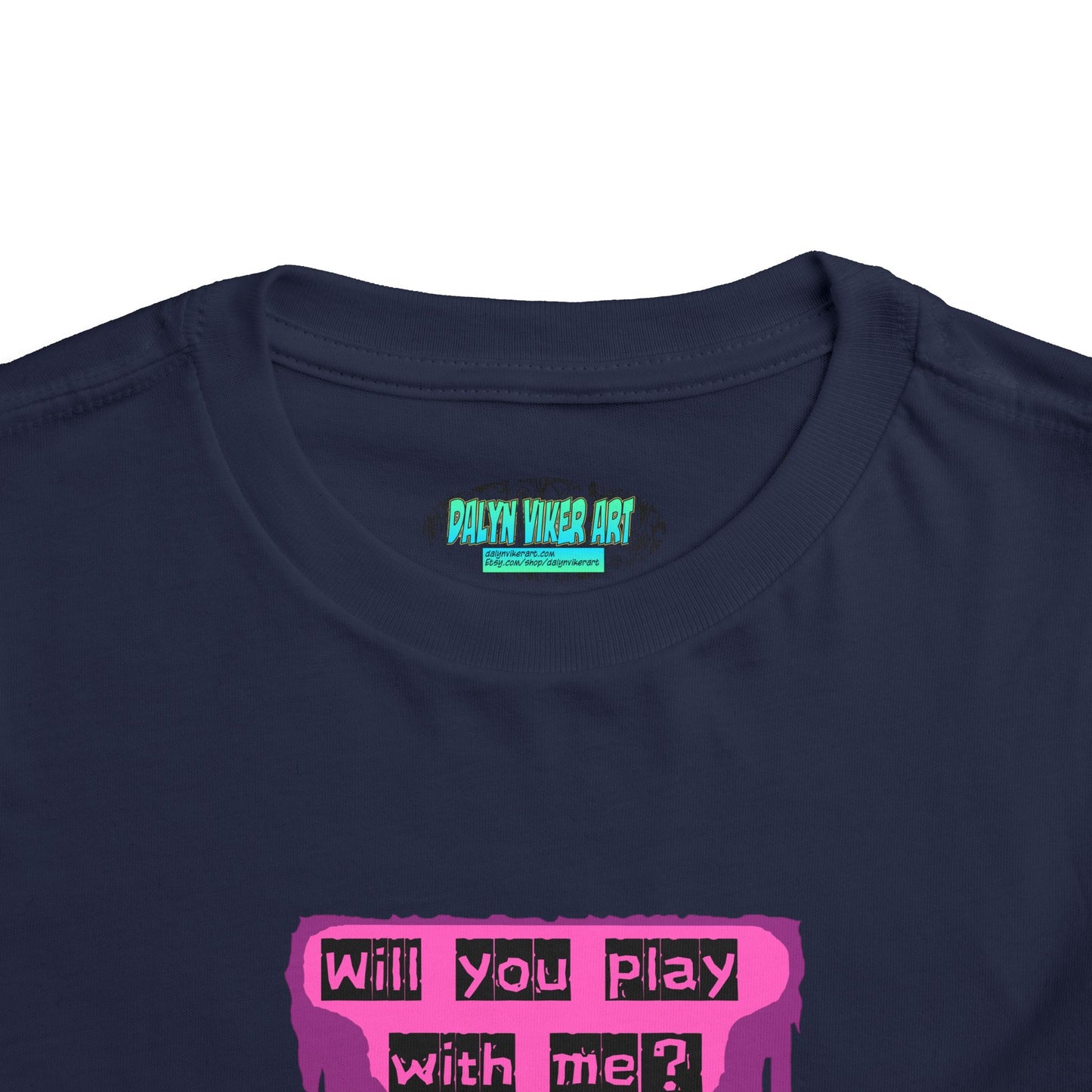 Toddler Tee - Evil Doll - Will You Play With Me