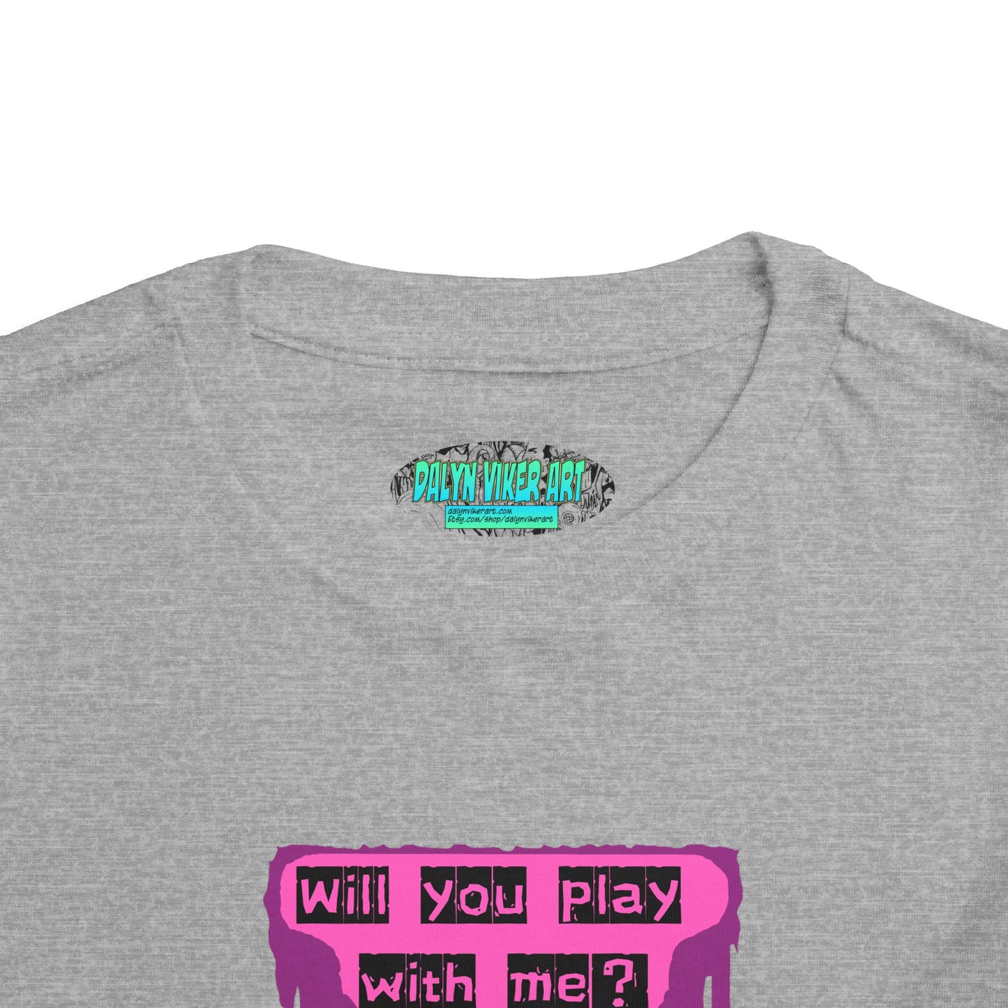 Toddler Tee - Evil Doll - Will You Play With Me