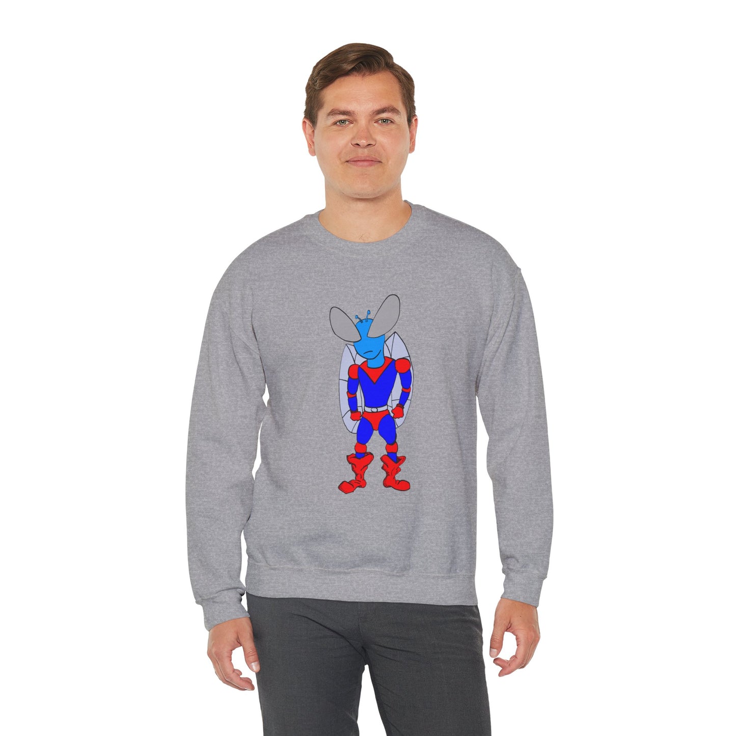 Superhero Agent 501 Unisex Heavy Blend™ Crewneck Sweatshirt