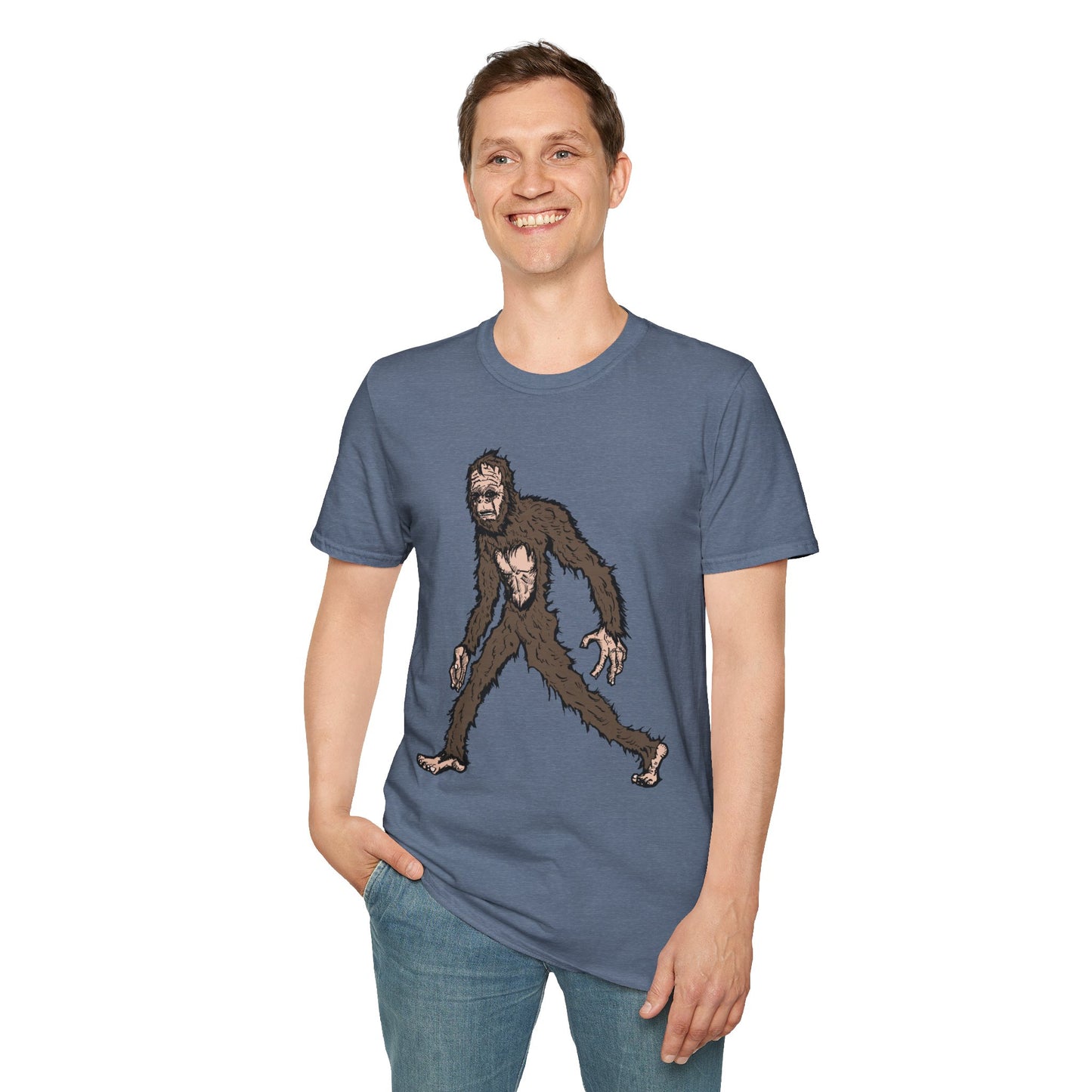 Bigfoot Stroll Unisex Softstyle T-Shirt