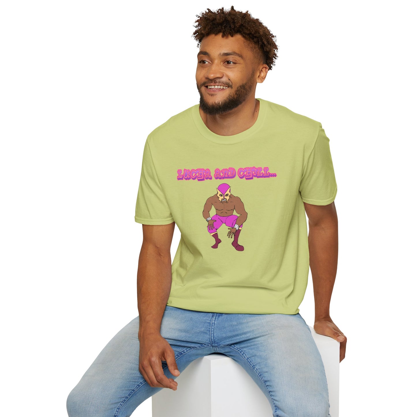 Lucha & Chill Unisex Softstyle T-Shirt