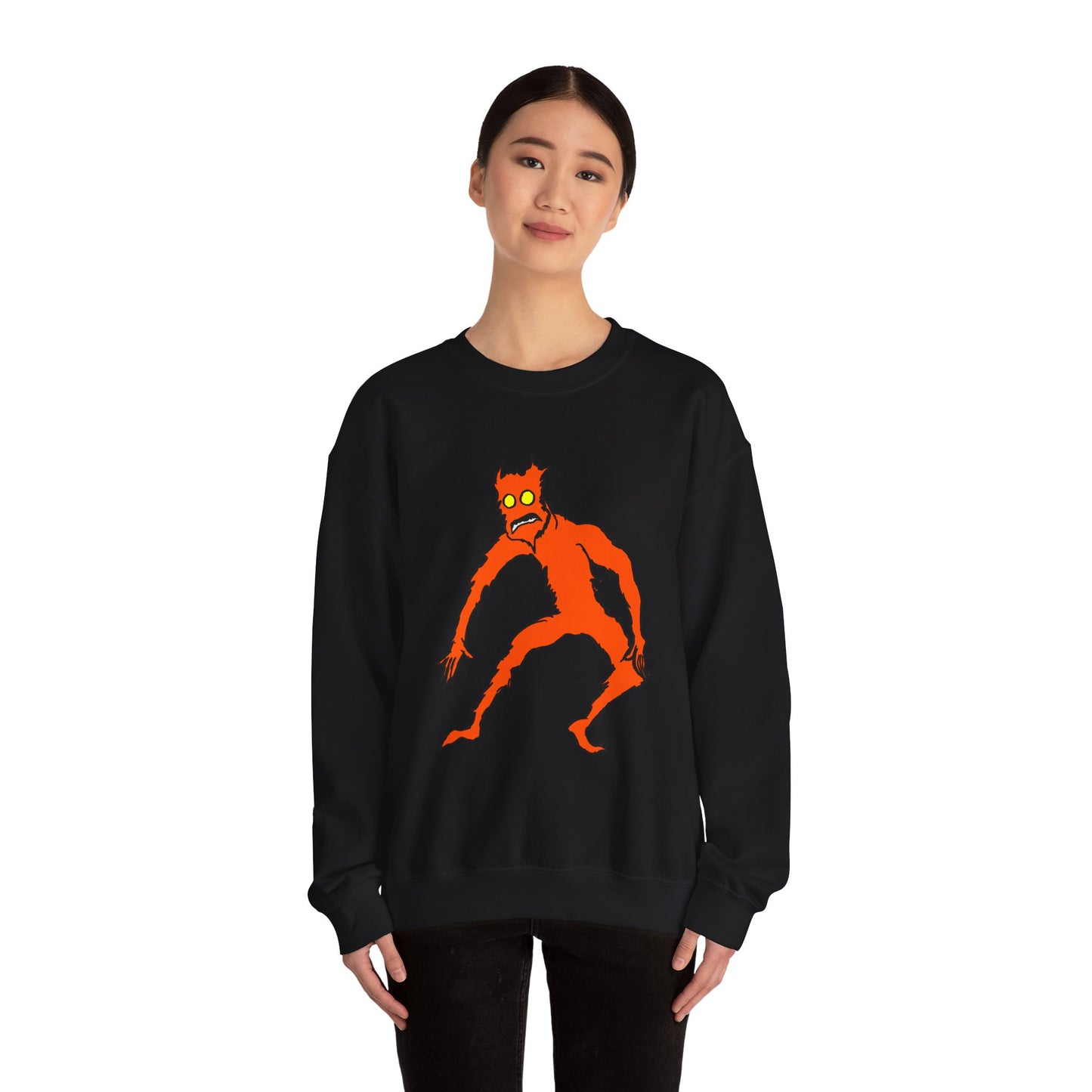 Spooky Monster Crewneck Sweatshirt