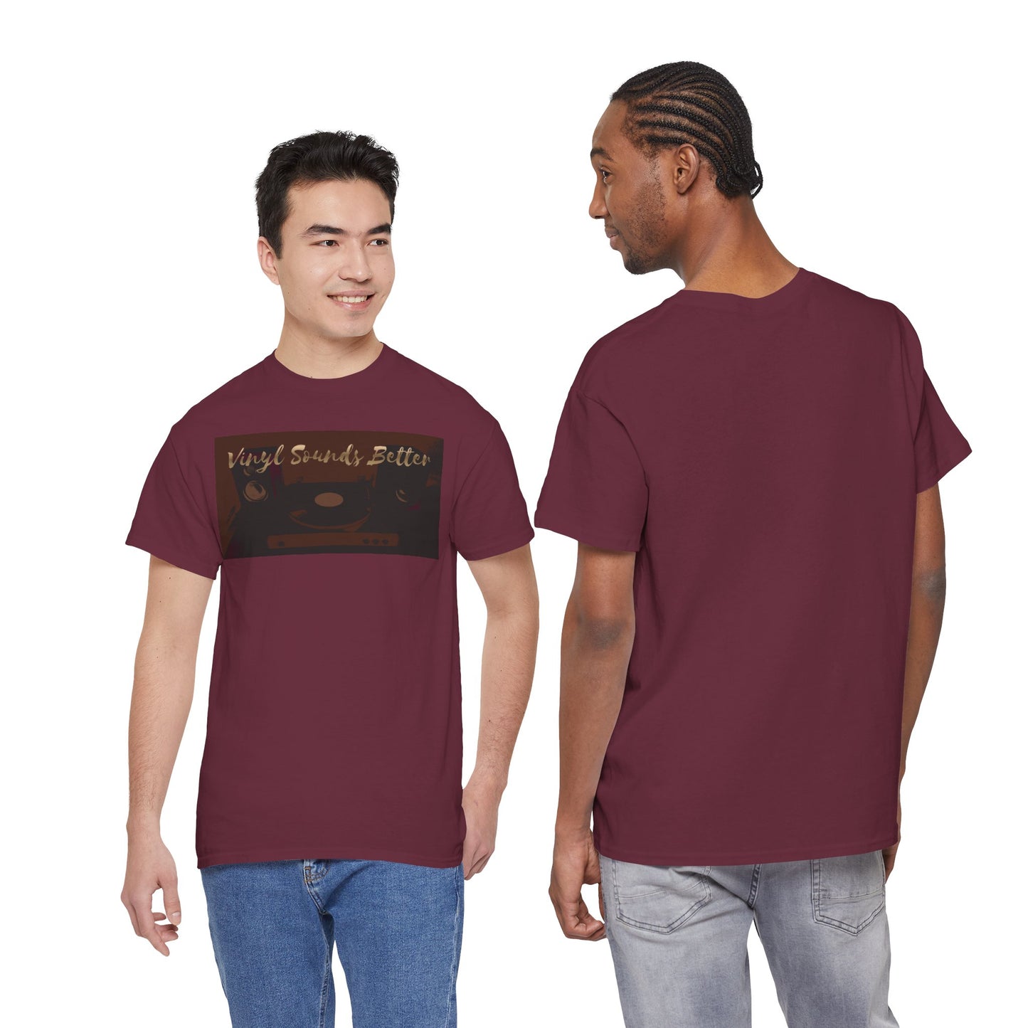 Vinyl Sounds Better T-Shirt — Retro Record Player Tee for Music Lovers