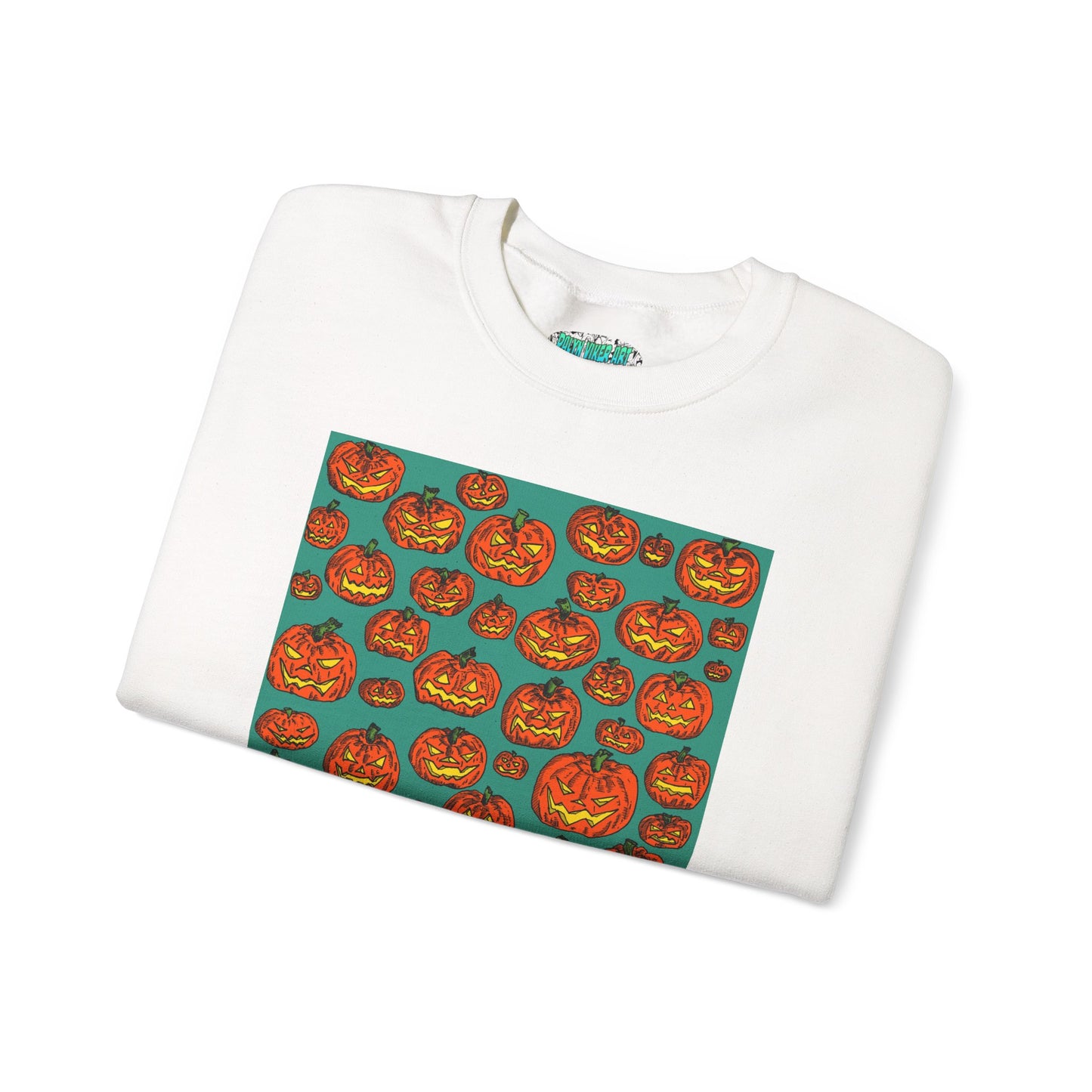 Halloween Pumpkin Crewneck Sweatshirt