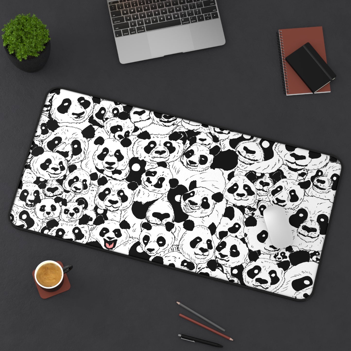 Panda-monium Desk Mat