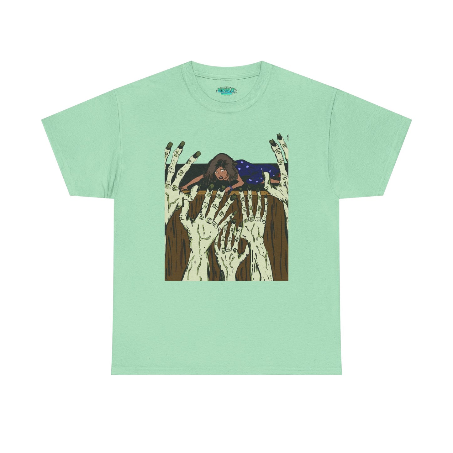 Spooky Unisex Heavy Cotton Tee, Halloween Shirt, Ghostly T-Shirt, Unisex Graphic Tee, Casual Wear for Halloween
