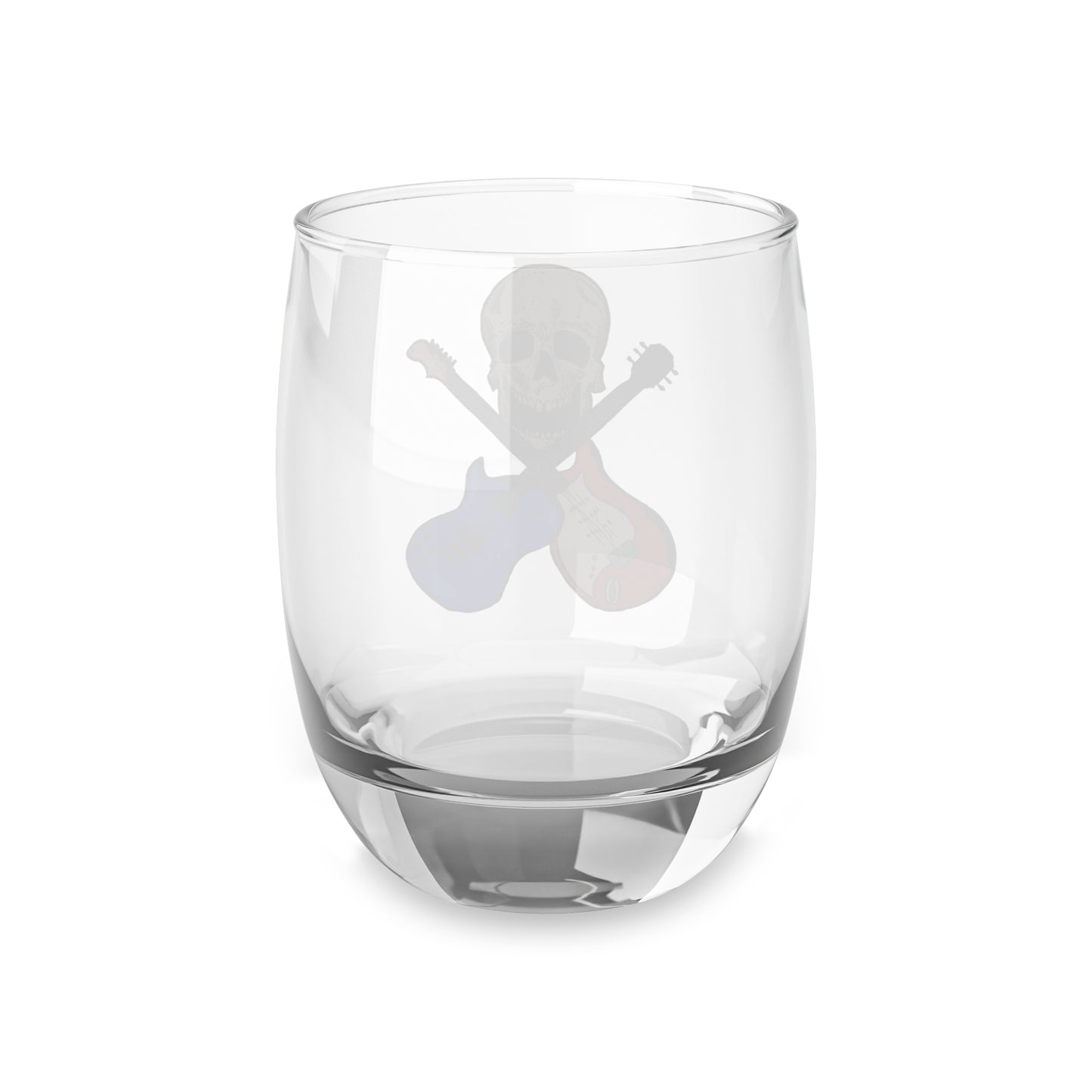 Skull Guitar Whiskey Glass - Unique Barware, Rock & Roll Gift, Music Lover Decor, Party Essential, Custom Drinkware